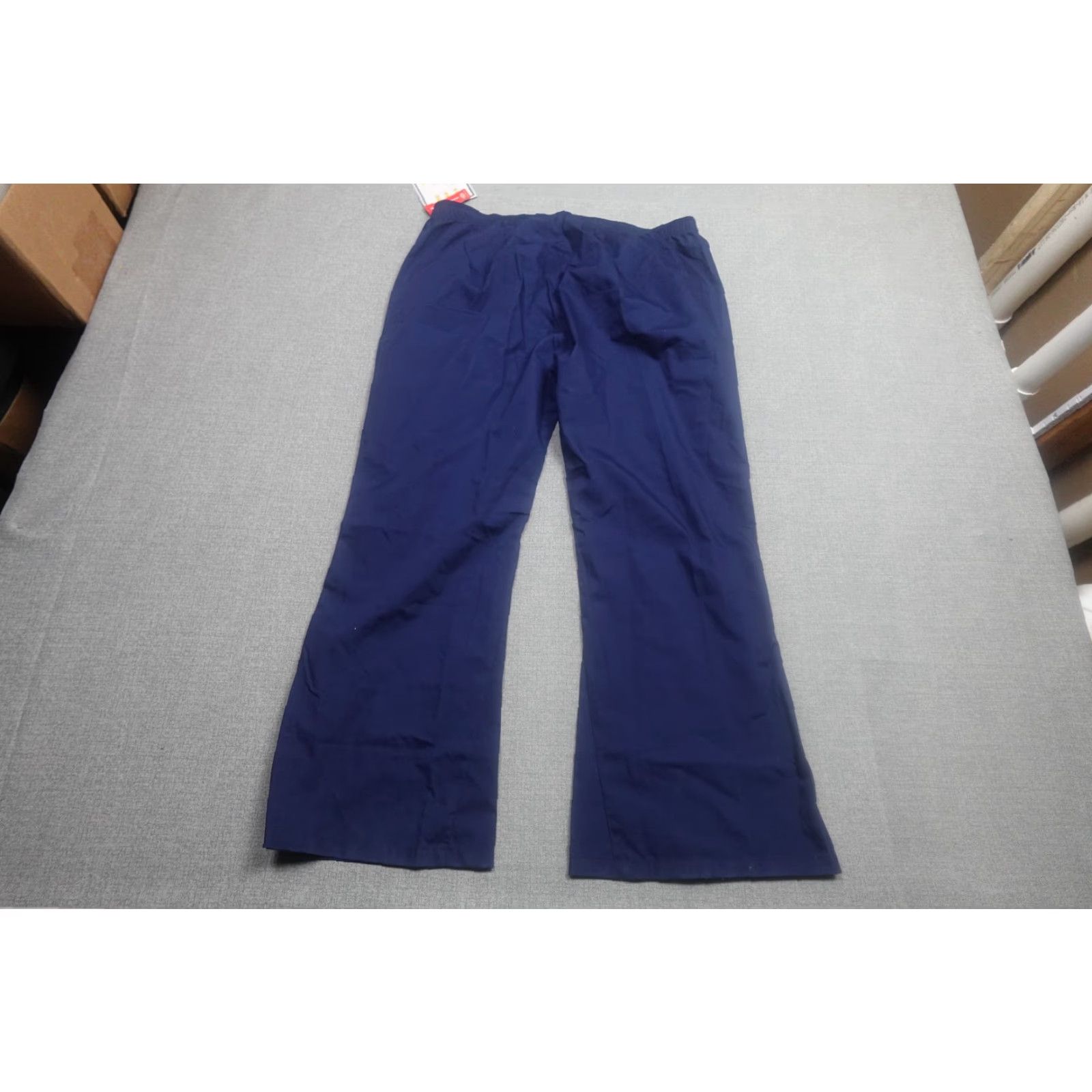 Dickies Dickies Flare Leg Scrubs Women 2X Blue Elastic Waist Work Sweatpants NWT Size 40" / US 18 - 3 Thumbnail