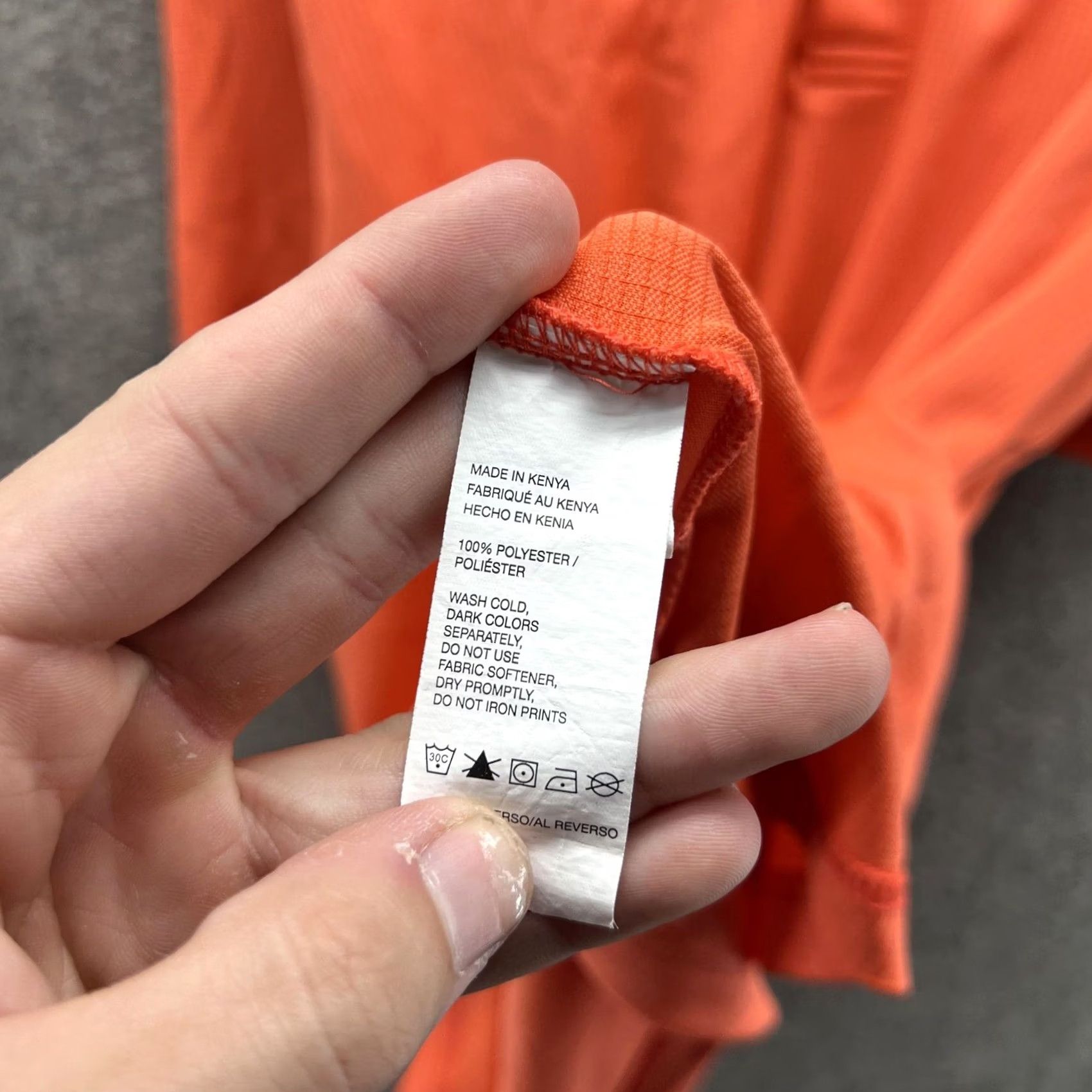 Izod IZOD Golf Polo Shirt Mens XL Orange Check Lightweight Performance Casual Stretch Polo Shirt Size US XL / EU 56 / 4 - 6 Thumbnail