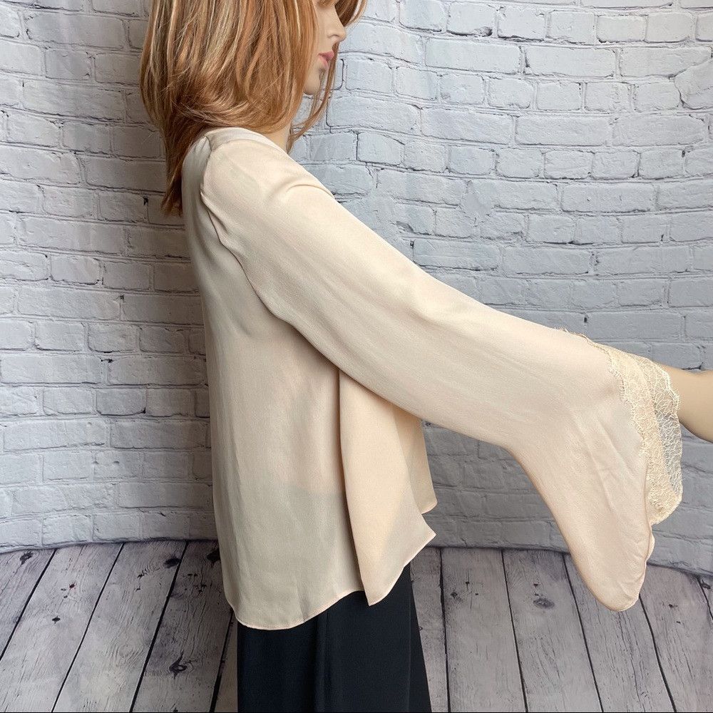 CAMI NYC New $247 Cami NYC Dustin Top Blouse Nude Size S Size S / US 4 / IT 40 - 7 Thumbnail
