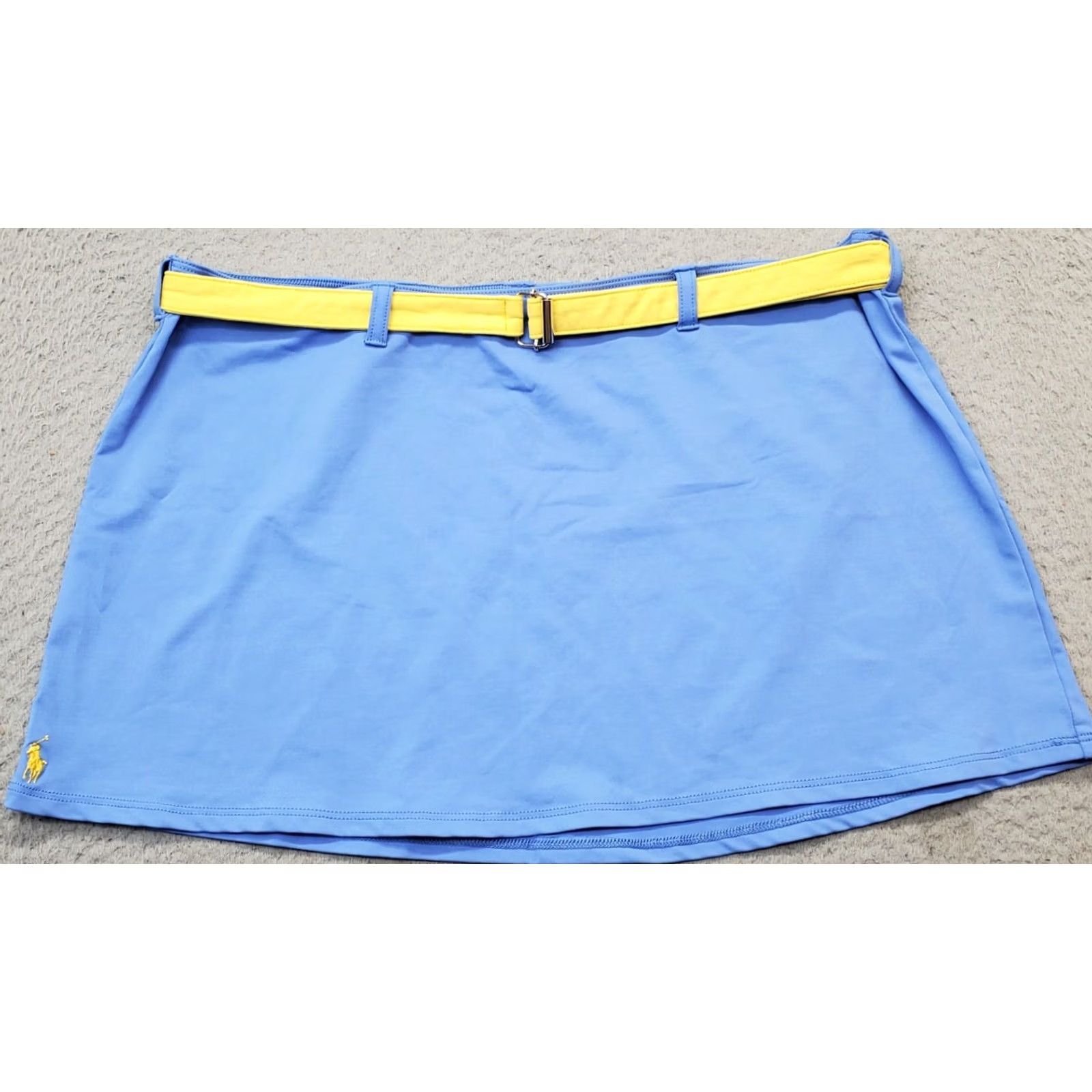 Ralph Lauren Ralph Lauren A-Line Skirt Women L Multicolor Nylon Stretch Waist Belt Size 36" / US 14 / IT 50 - 2 Thumbnail