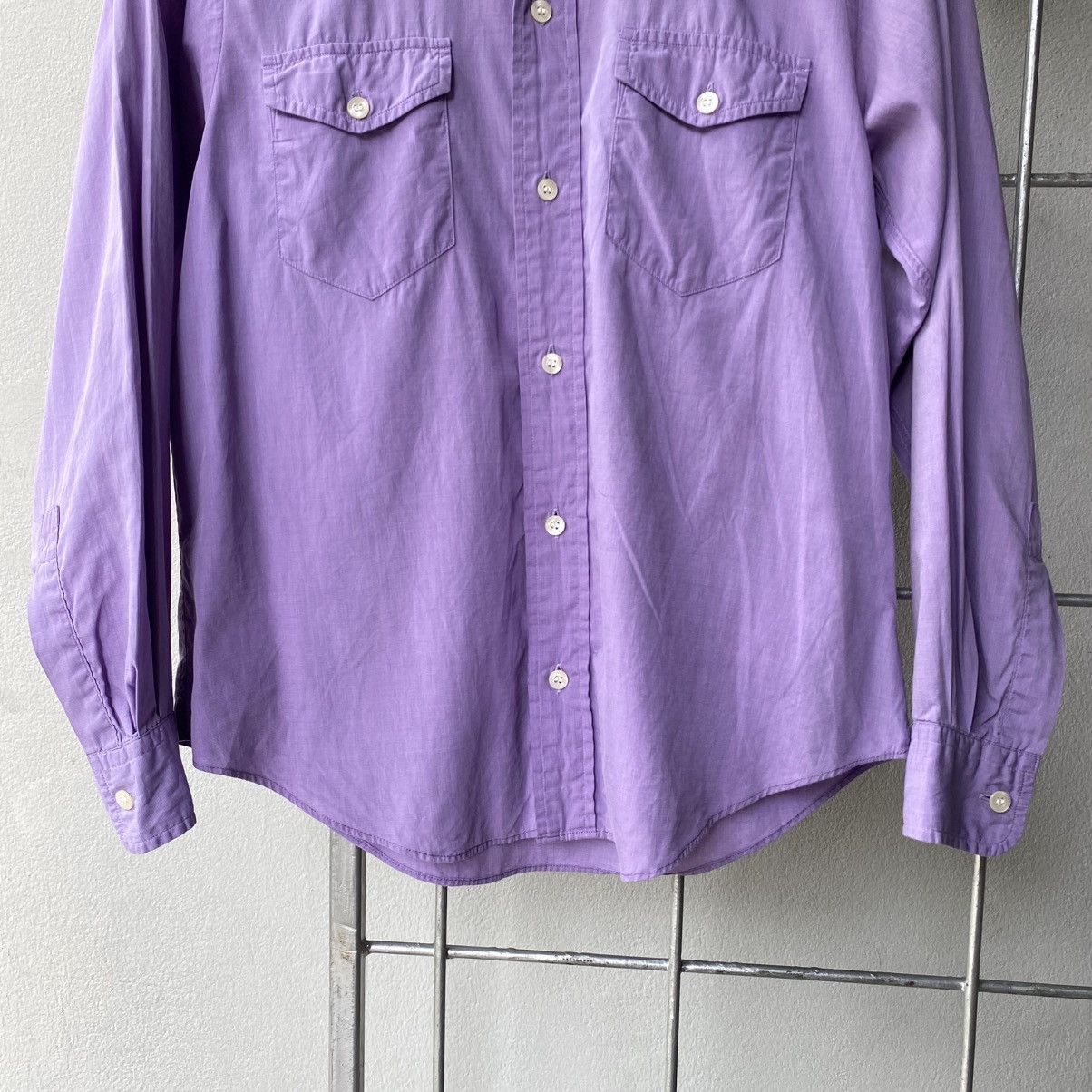Issey Miyake IM product Purple Long Sleeve Shirt with Chest Pockets Size US M / EU 48-50 / 2 - 4 Thumbnail