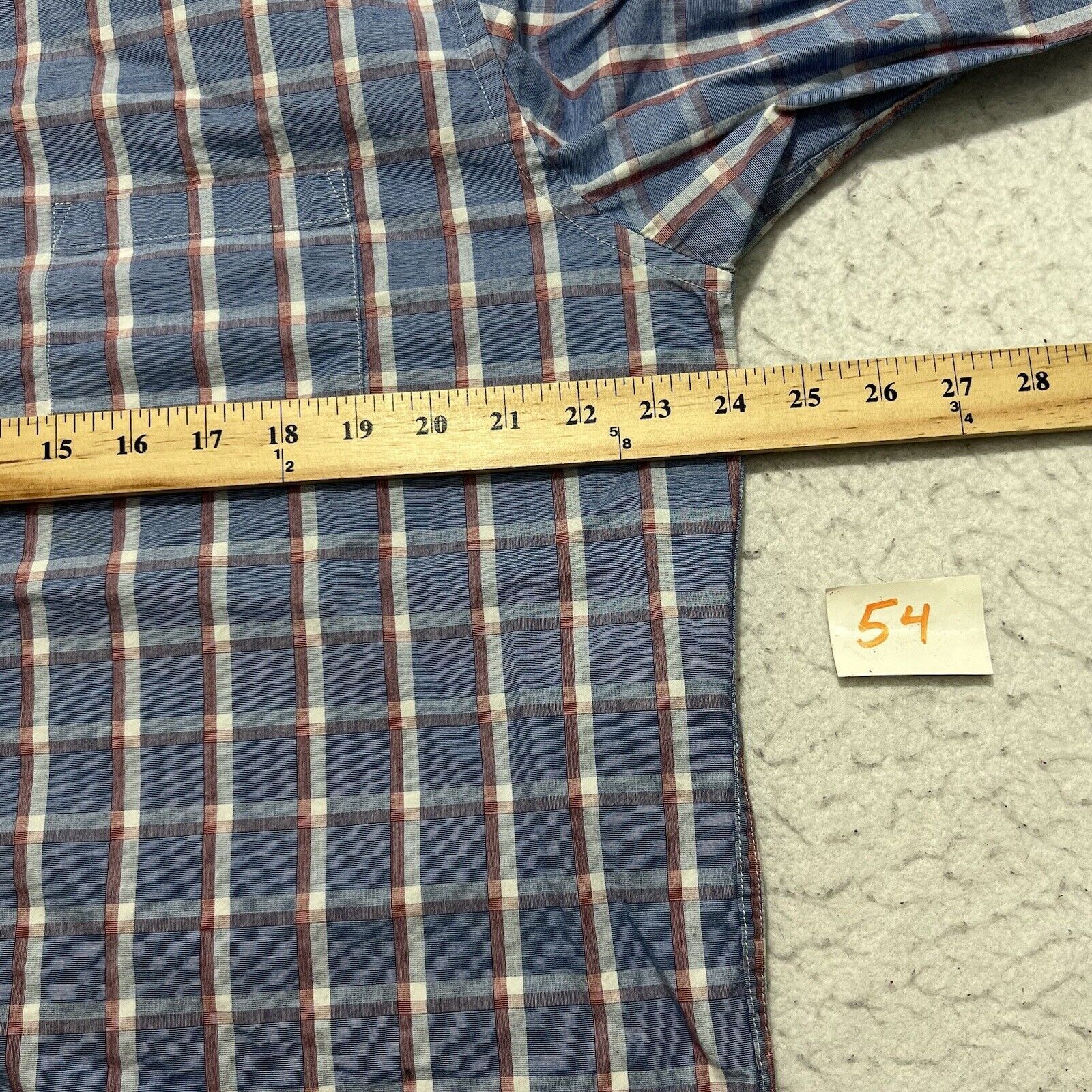 J.Crew J. Crew Blue Red White Plaid Striped Pocket Dress Shirt Size US XL / EU 56 / 4 - 8 Thumbnail