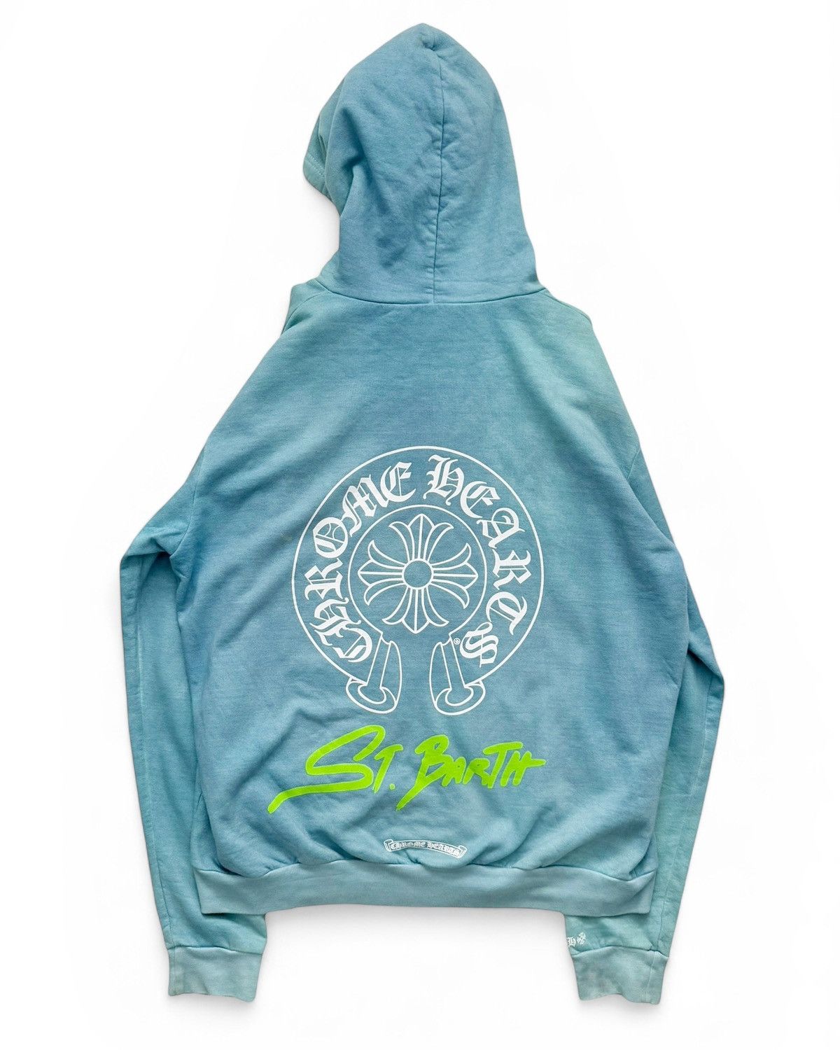 Chrome Hearts RARE St Barth Overdyed Silver Horseshoe Zip Up Size US L / EU 52-54 / 3 - 2 Thumbnail