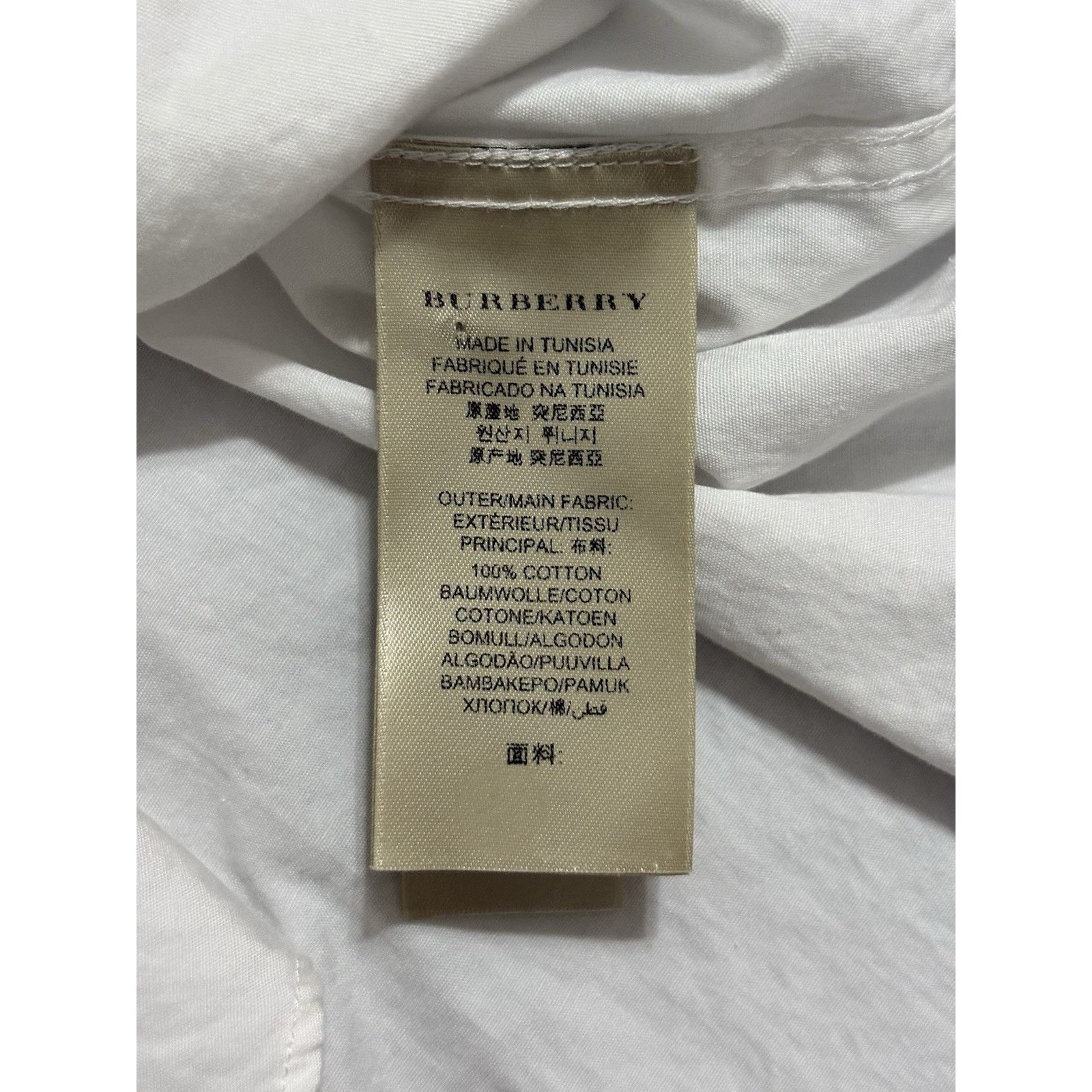 Burberry Burberry London White Long Sleeve Button Up - Men’s 15 (38) Size US L / EU 52-54 / 3 - 4 Thumbnail