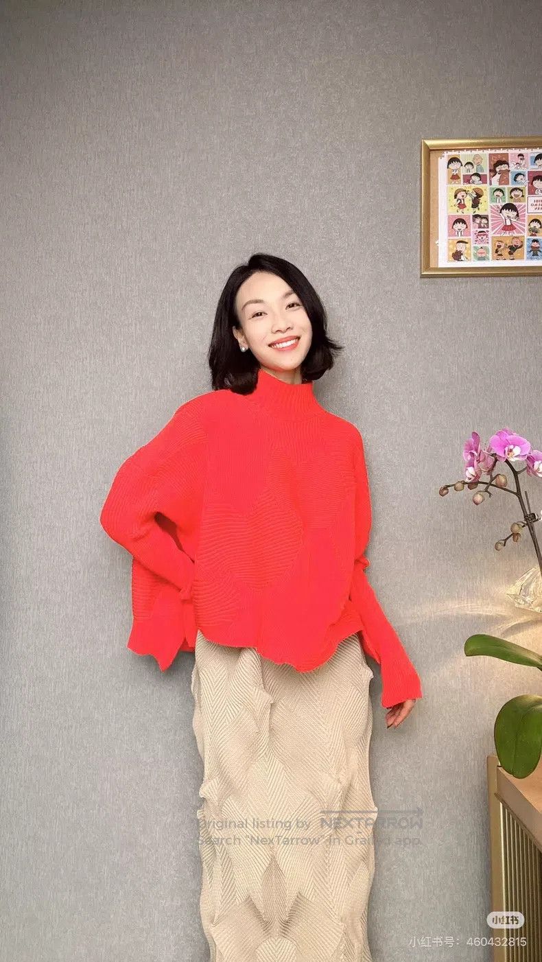 Issey Miyake Issey Miyake Red knitted bud top Size M / US 6-8 / IT 42-44 - 6 Thumbnail