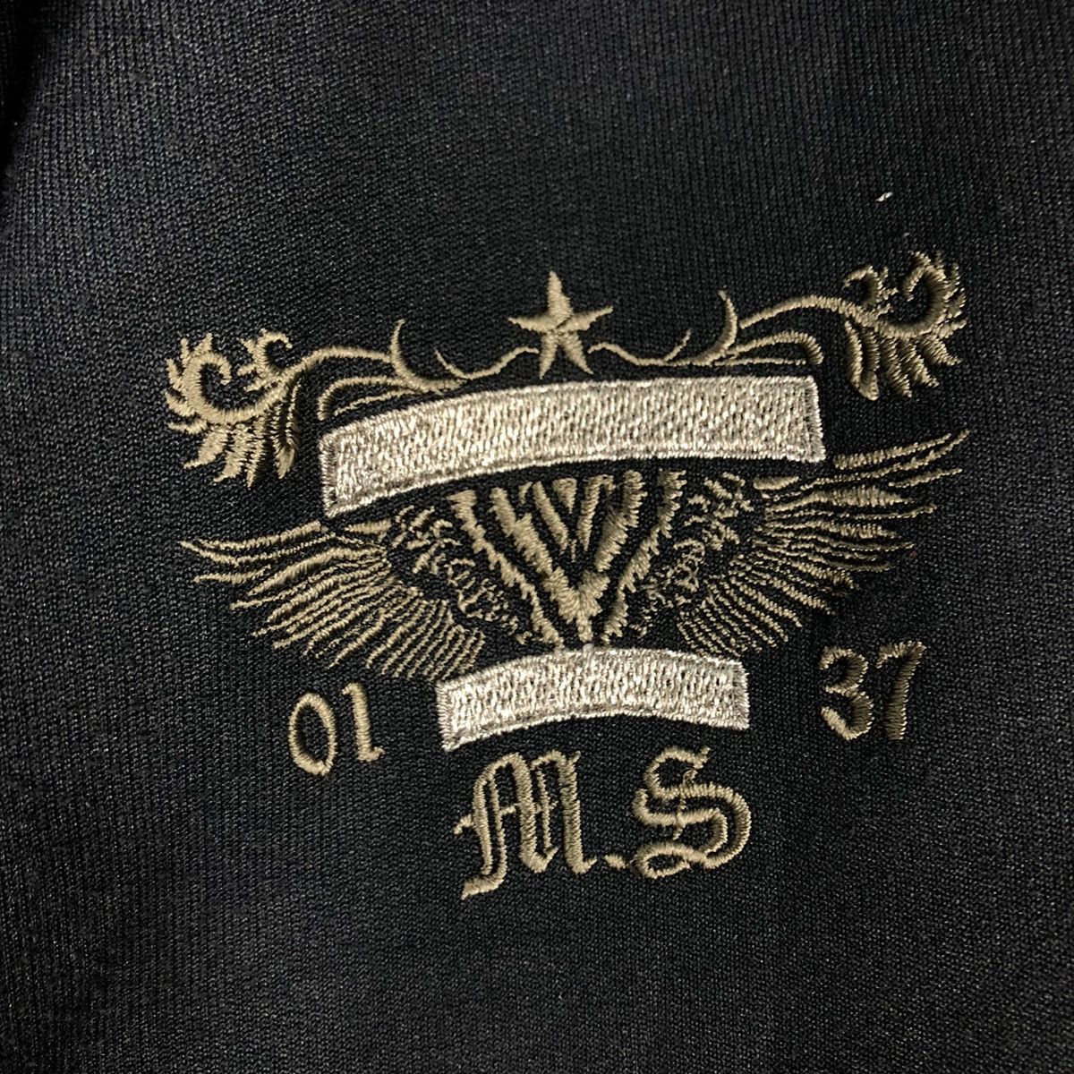 Japanese Brand 🔥Vintage Biker Jacket Midas Punk Design Over Print Big Logo Size US S / EU 44-46 / 1 - 18 Thumbnail