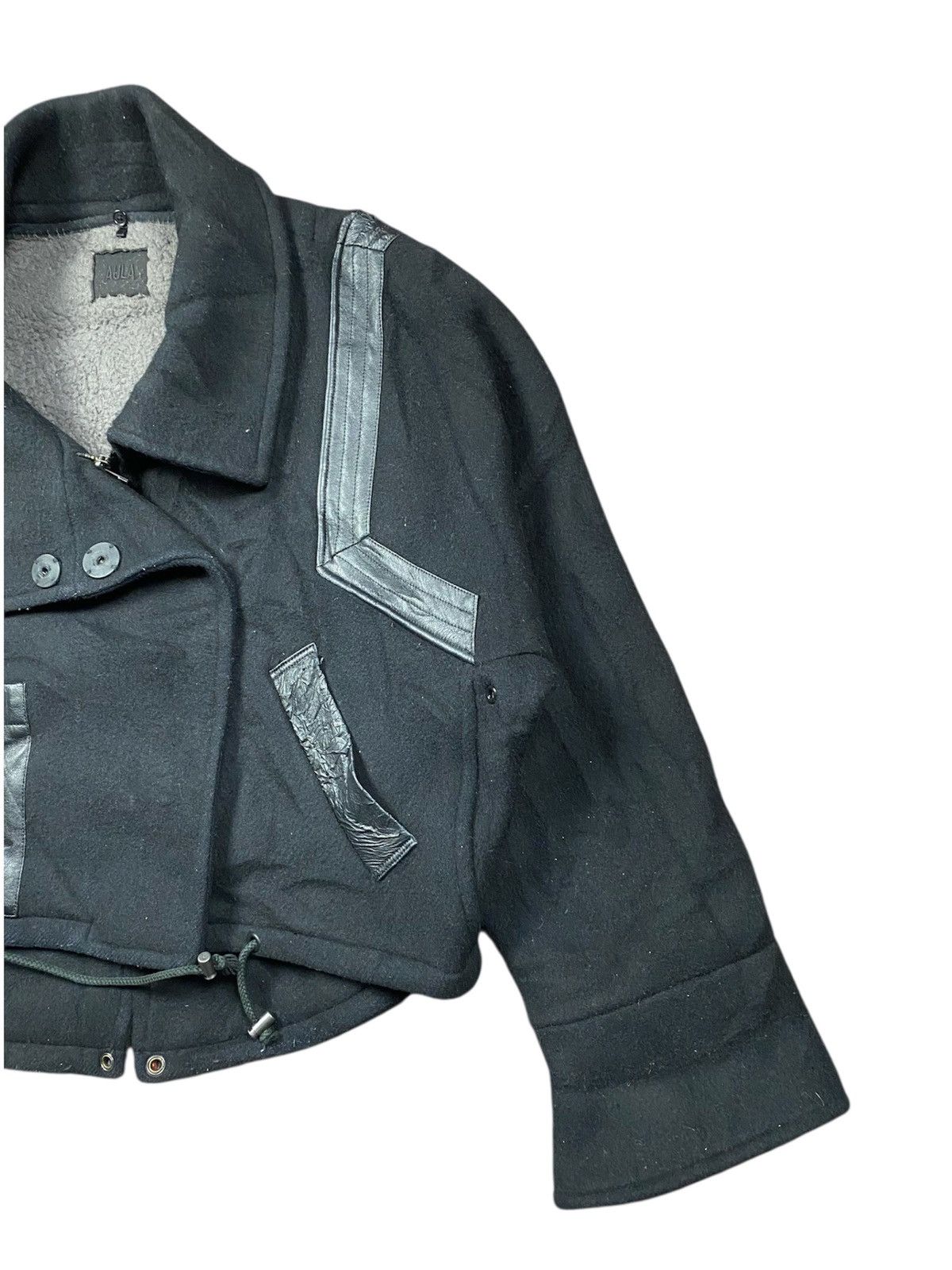Japanese Brand Vintage Aula Crot Top Perfecto Wool Jacket Size US S / EU 44-46 / 1 - 3 Thumbnail