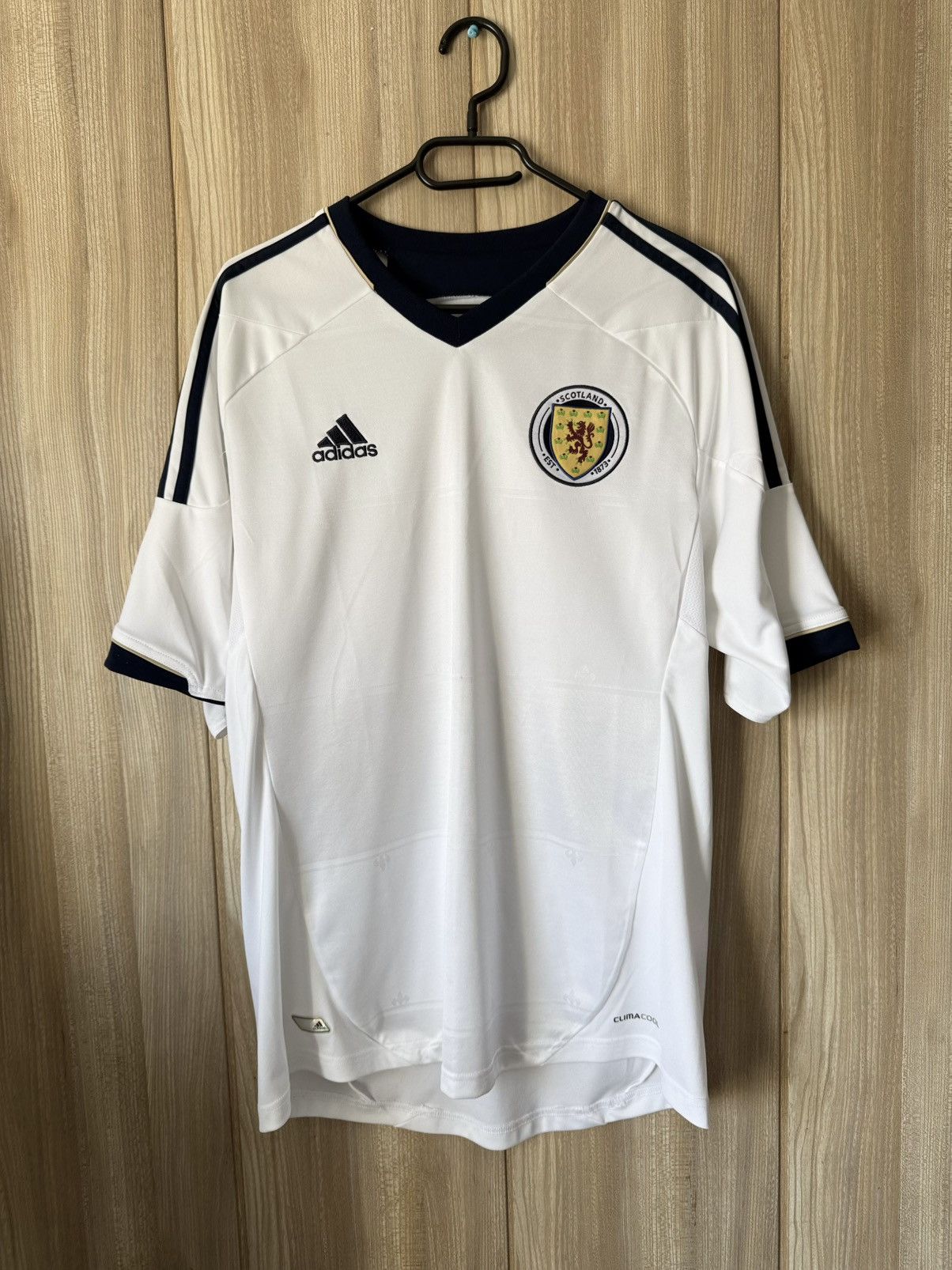 Adidas Vintage Adidas Scotland Jersey Size US L / EU 52-54 / 3 - 1 Thumbnail