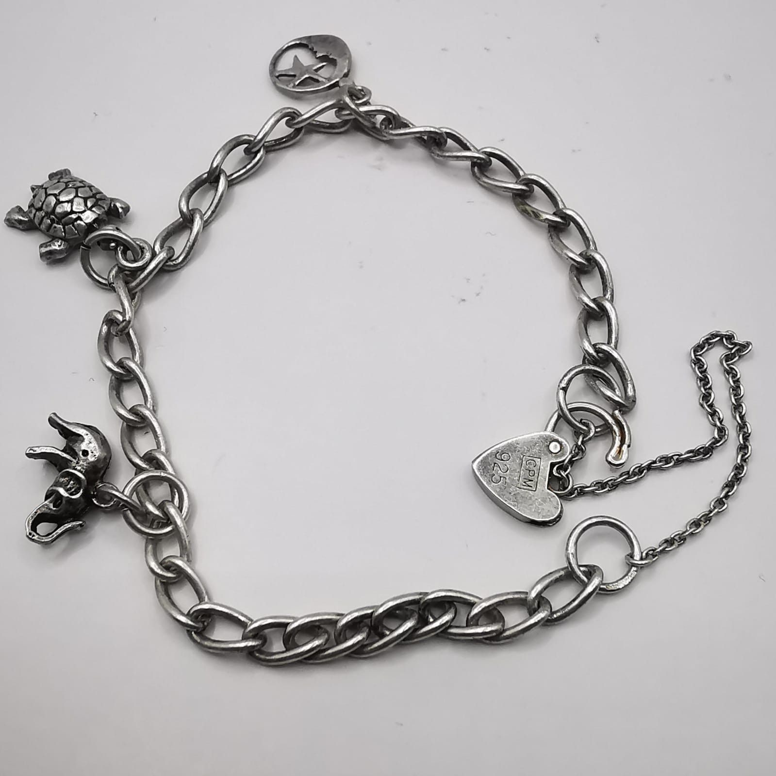 Sterling Silver Vintage Bracelet Jewelry,925 Sterling Silver 12,67g Size ONE SIZE - 3 Thumbnail