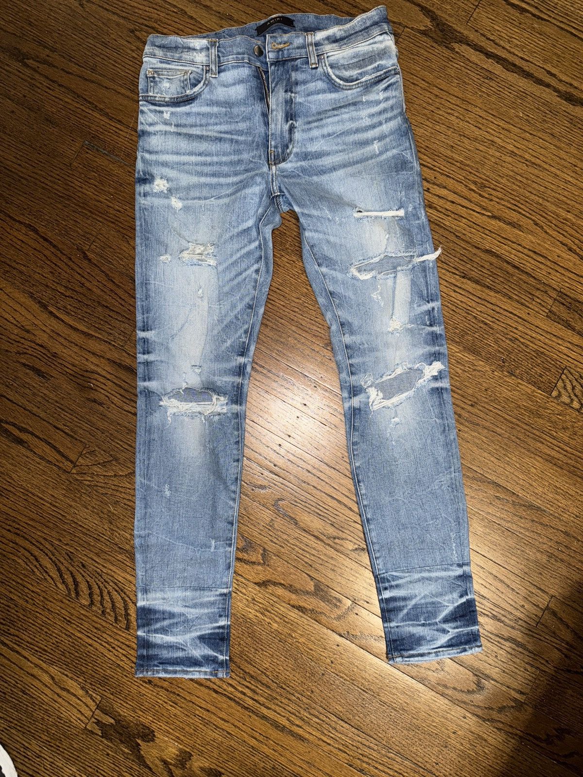 Amiri Amiri ripped Denim Size US 31 - 1 Thumbnail