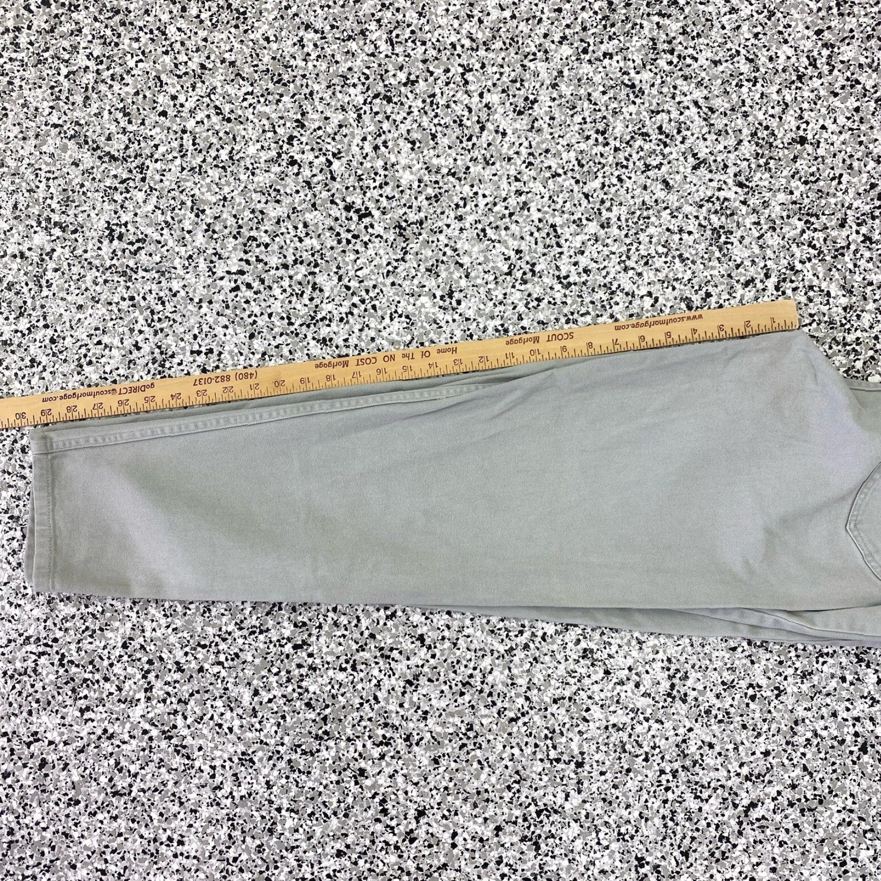 Cherokee VINTAGE Cherokee Jeans Women's Green Denim Tapered 26x29.5 1990s Grunge Denim Casual Mens/Womens Size 26" / US 2 / IT 38 - 6 Thumbnail