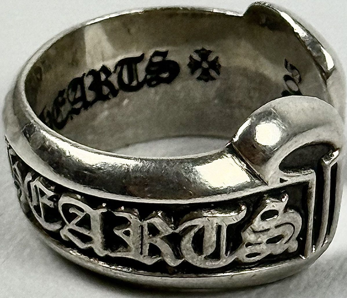 Chrome Hearts Chrome Hearts - Scroll - Label Ring (SIZE 7) Size ONE SIZE - 3 Thumbnail