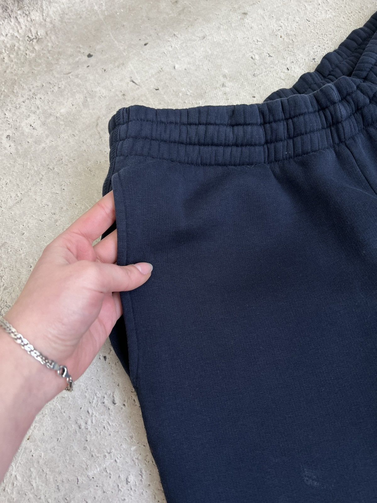 Nike Blue Nike Sweatpants Athletic Casual Streetwear Joggers Size US 34 / EU 50 - 3 Thumbnail