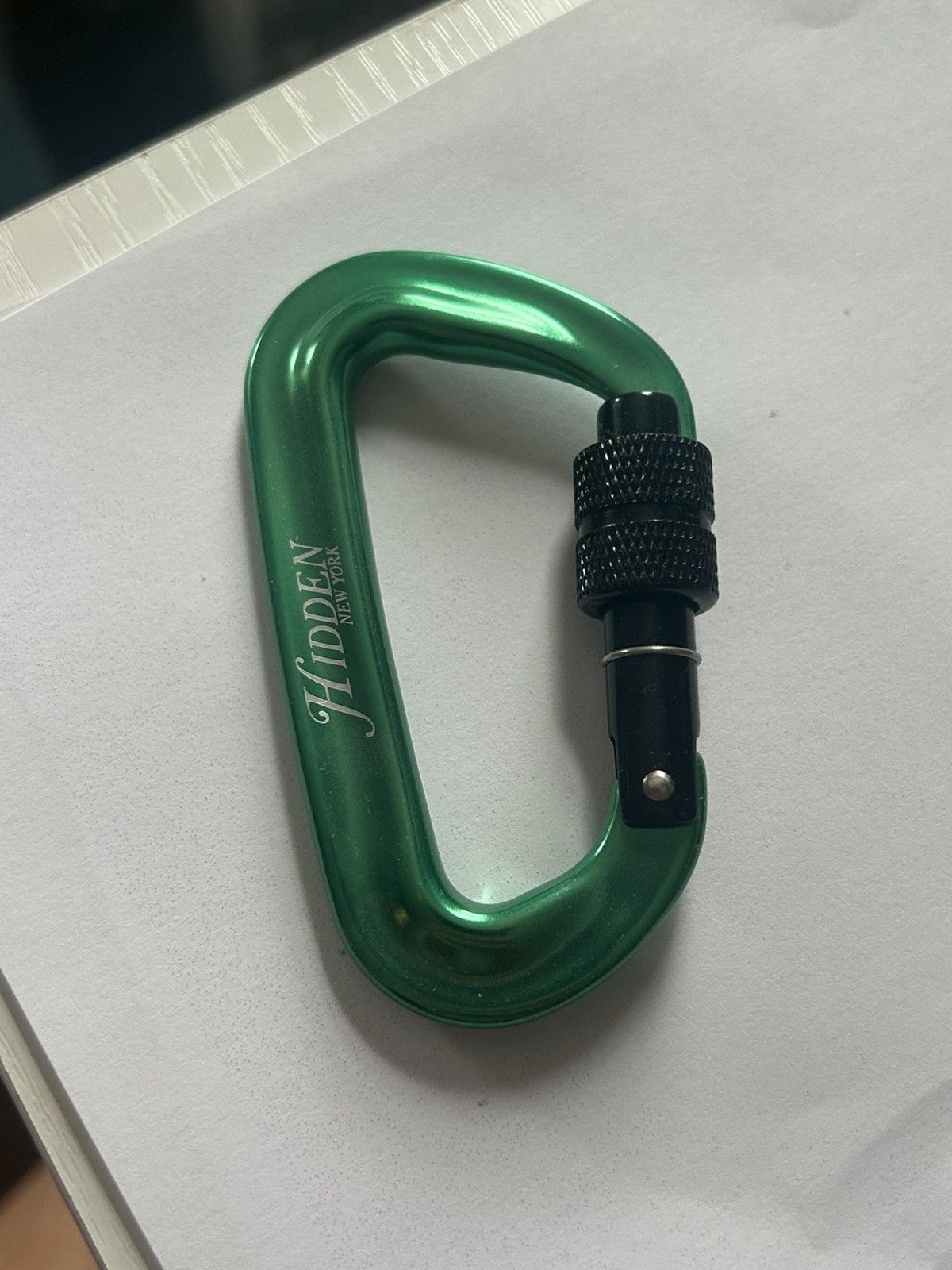 HIDDEN Hidden NY Carabiner Green/Black Size ONE SIZE - 4 Thumbnail