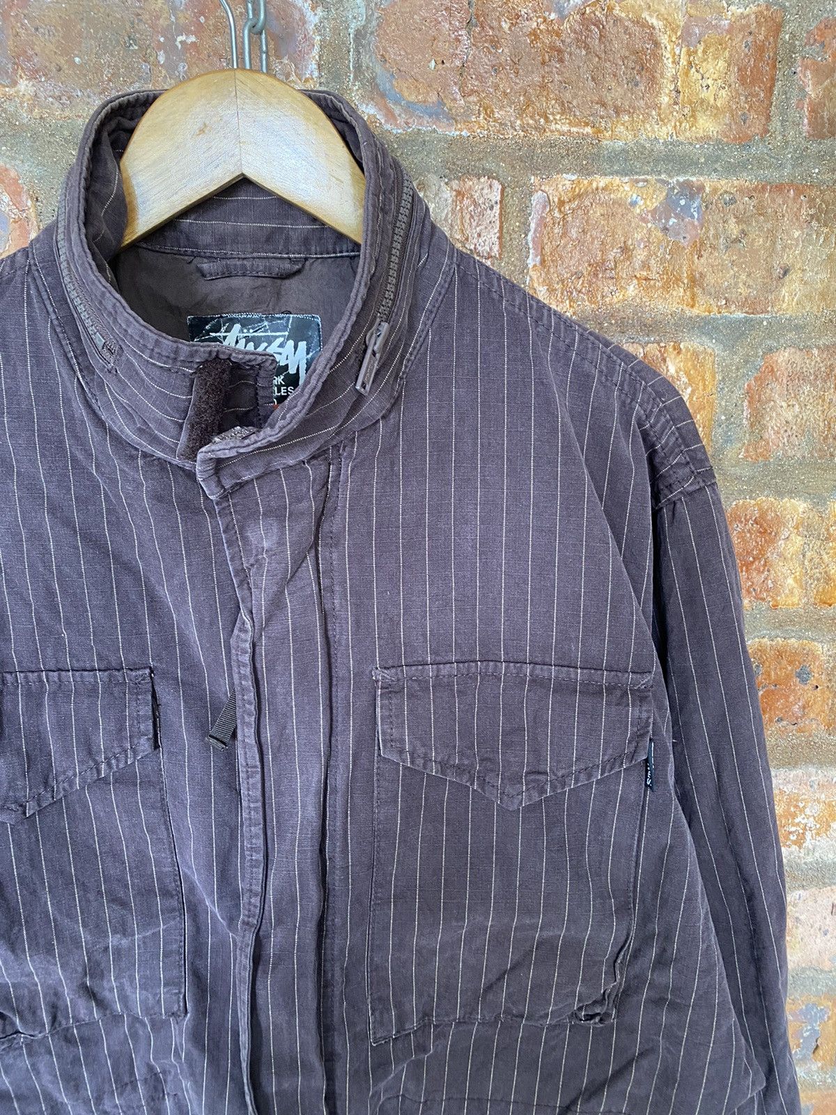 Stussy Vintage Stussy M56 Stripe Jacket Size US L / EU 52-54 / 3 - 5 Thumbnail