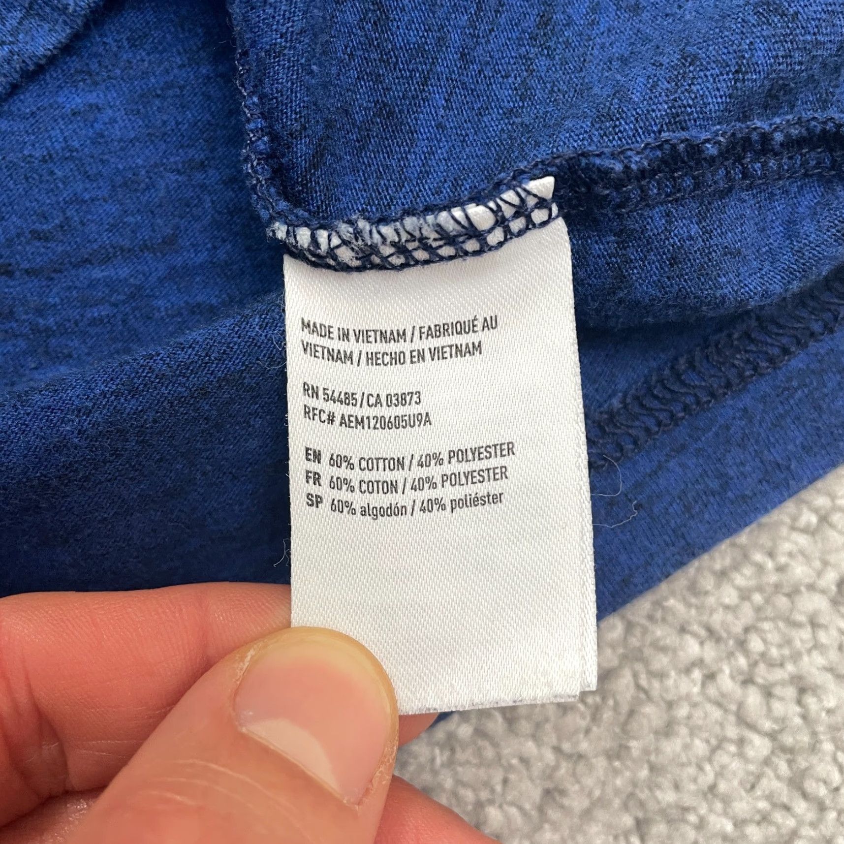 American Eagle Outfitters American Eagle Outfitters Wave Pocket Tee Mens Medium Heather Blue Beach T-Shirt Size US M / EU 48-50 / 2 - 6 Thumbnail