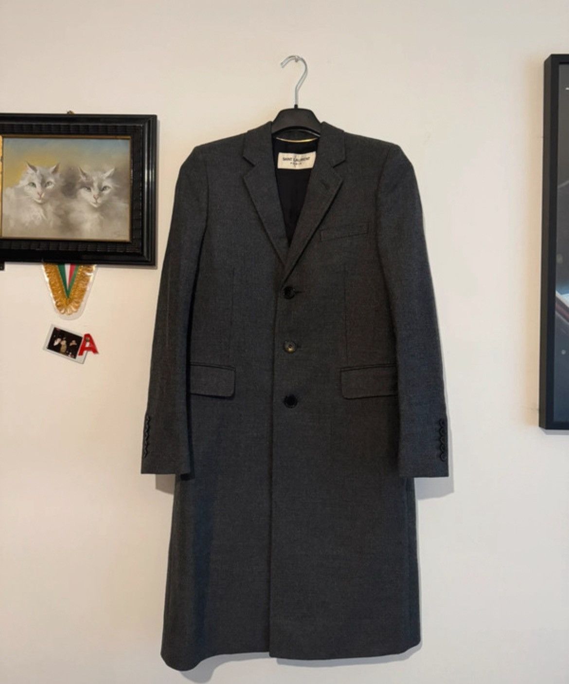 Saint Laurent Paris FW15 SAMPLE Saint laurent chesterfield coat Size US XS / EU 42 / 0 - 1 Thumbnail
