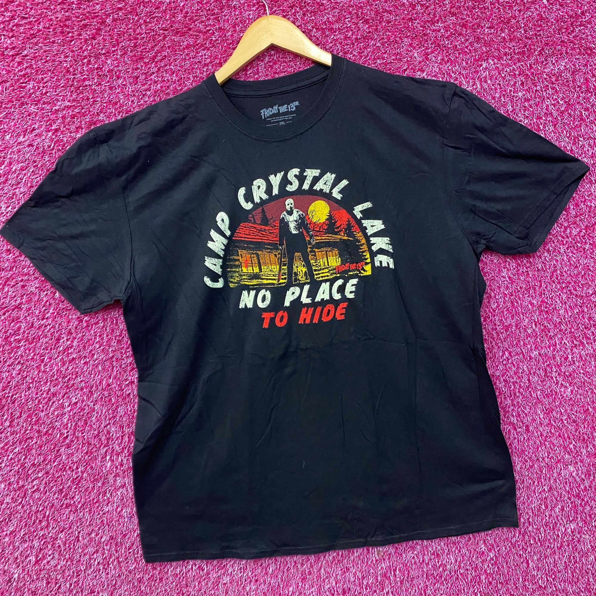 Other Friday The 13th Jason Camp Crystal Lake No Place To Hide T-S Size US XXL / EU 58 / 5 - 3 Thumbnail