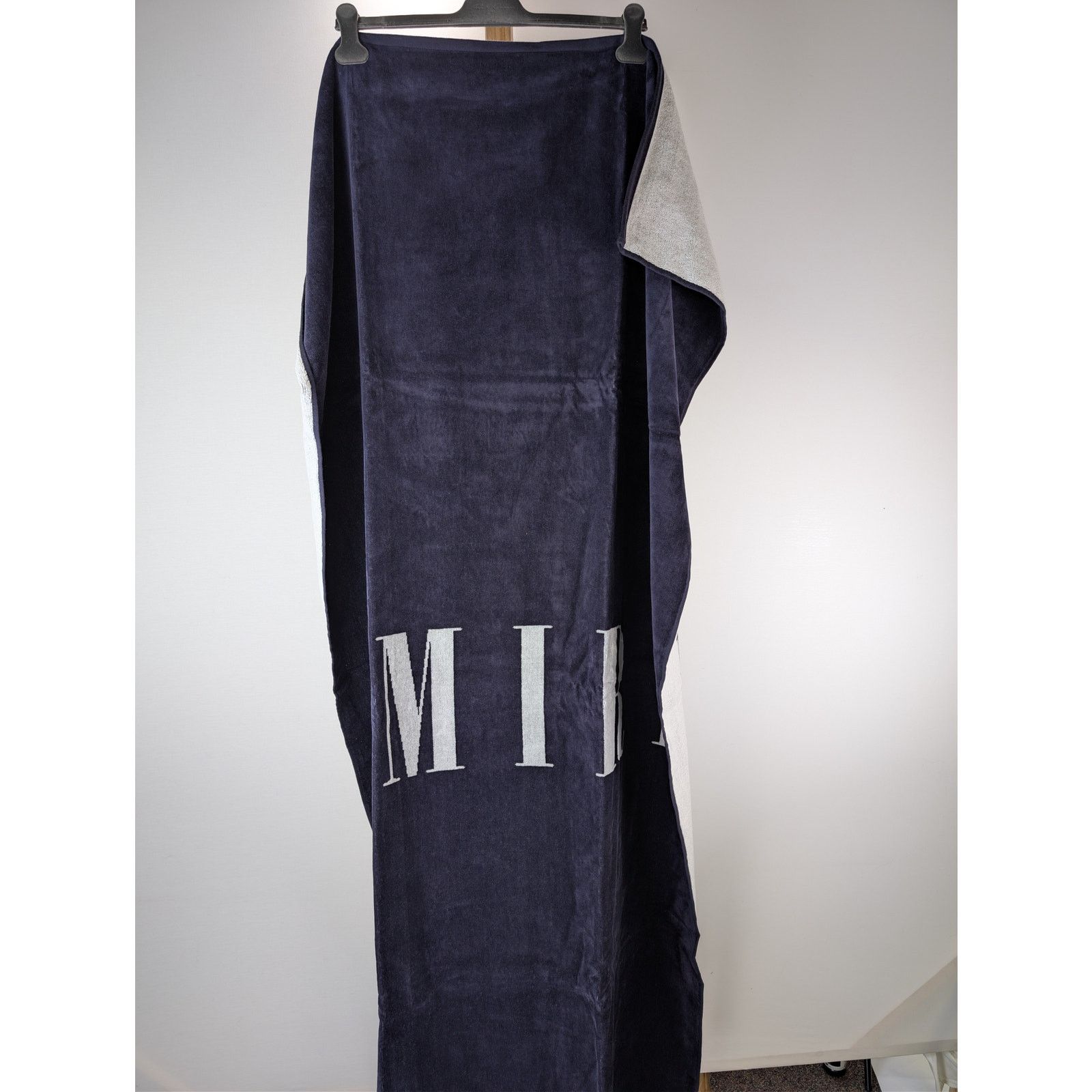 Amiri o1rshd1 Size: OS / Q:5 / Small Logo Towel in Dark Navy Size ONE SIZE - 2 Thumbnail