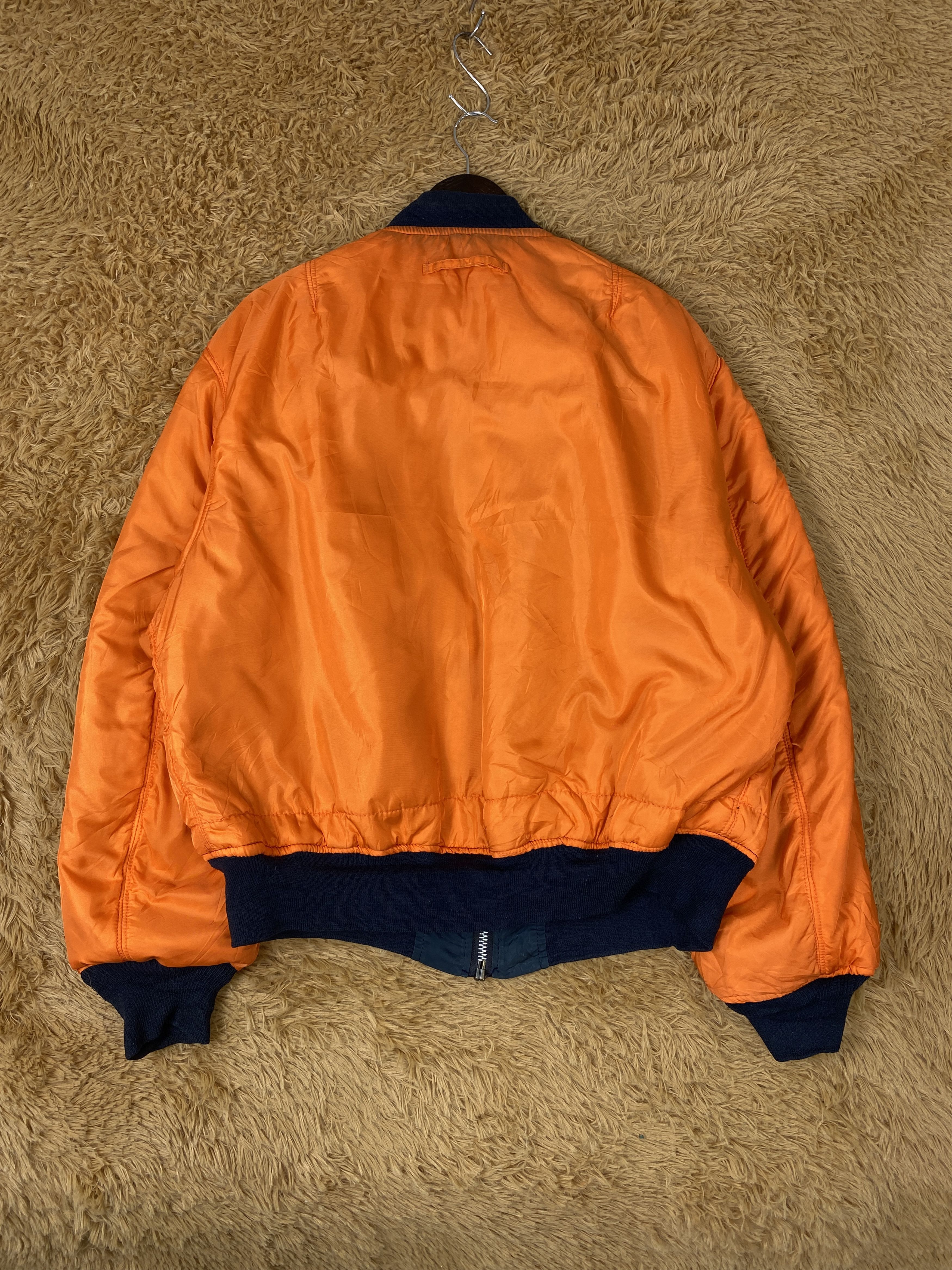 Alpha Industries Vintage Alpha Industries Reversible Bombers Jacket J2020 Size US XL / EU 56 / 4 - 12 Thumbnail