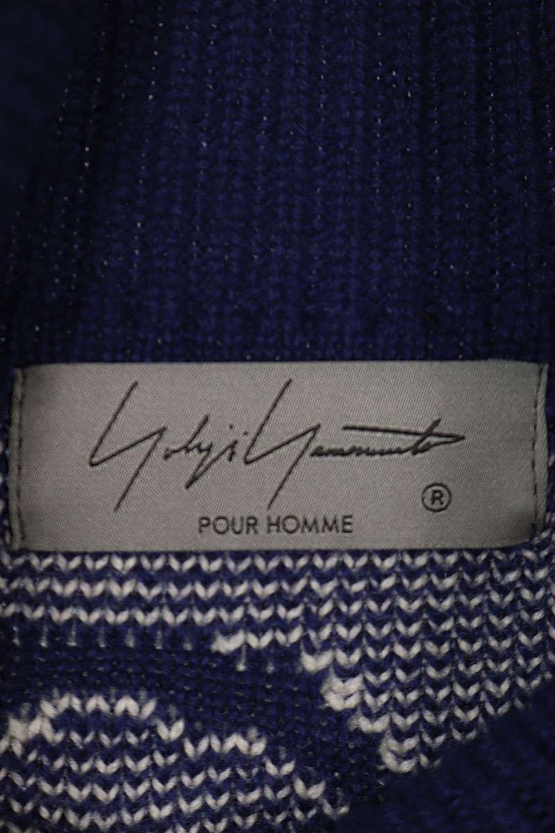 Yohji Yamamoto POUR HOMME Design turtleneck knit HJ-K88-990 Size US L / EU 52-54 / 3 - 3 Thumbnail