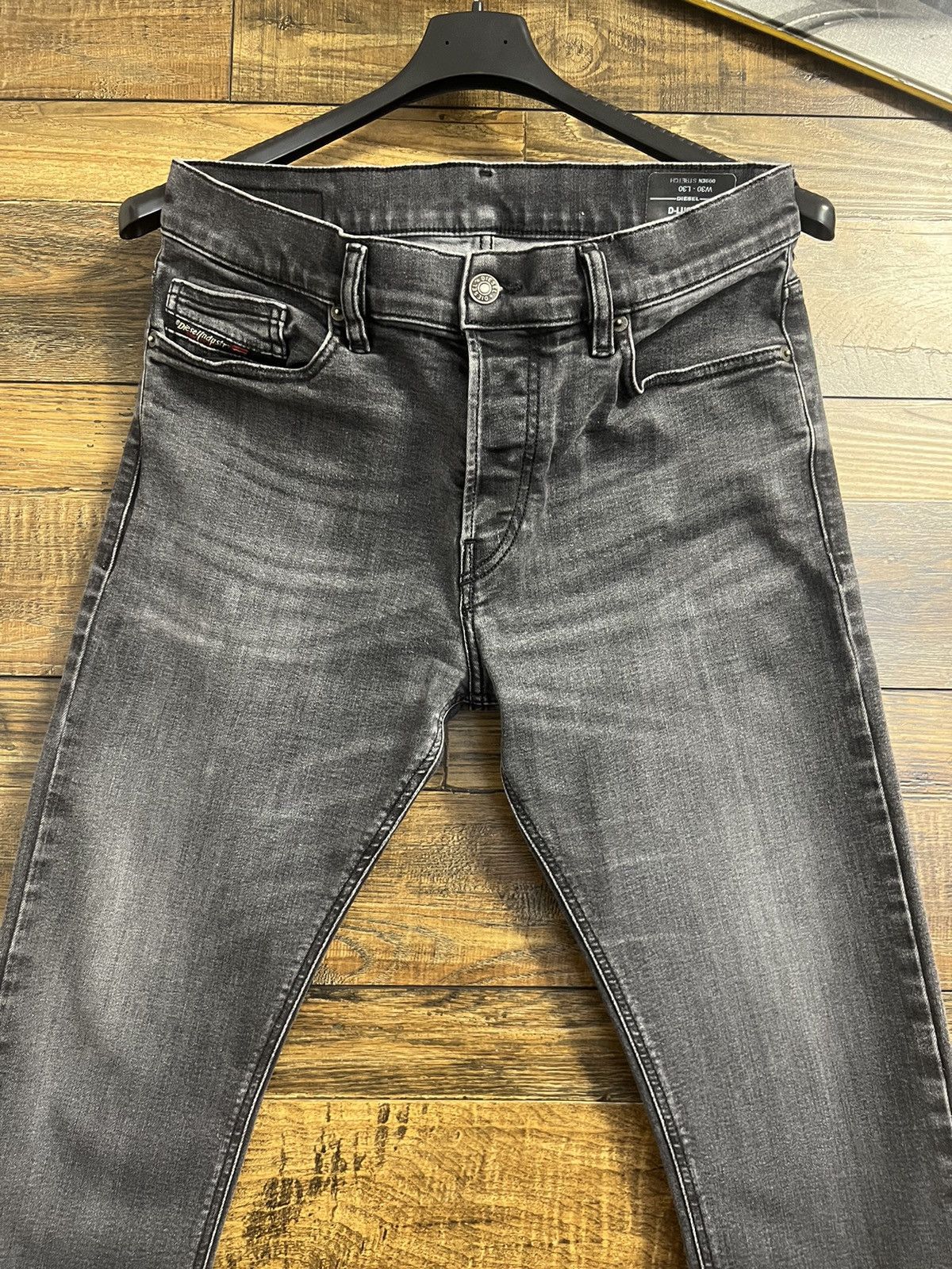 Diesel DIESEL Diesel D-Luster Grey Denim Jeans Slim Fit Stretch Size US 30 / EU 46 - 14 Thumbnail