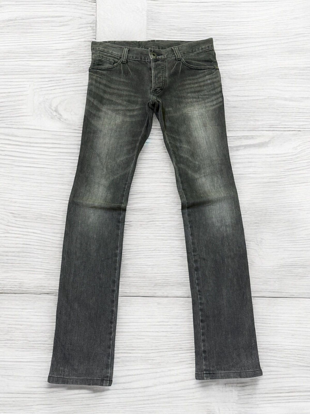 Skinny 5351 Pour Les Hommes Faded Low Rises Jeans
