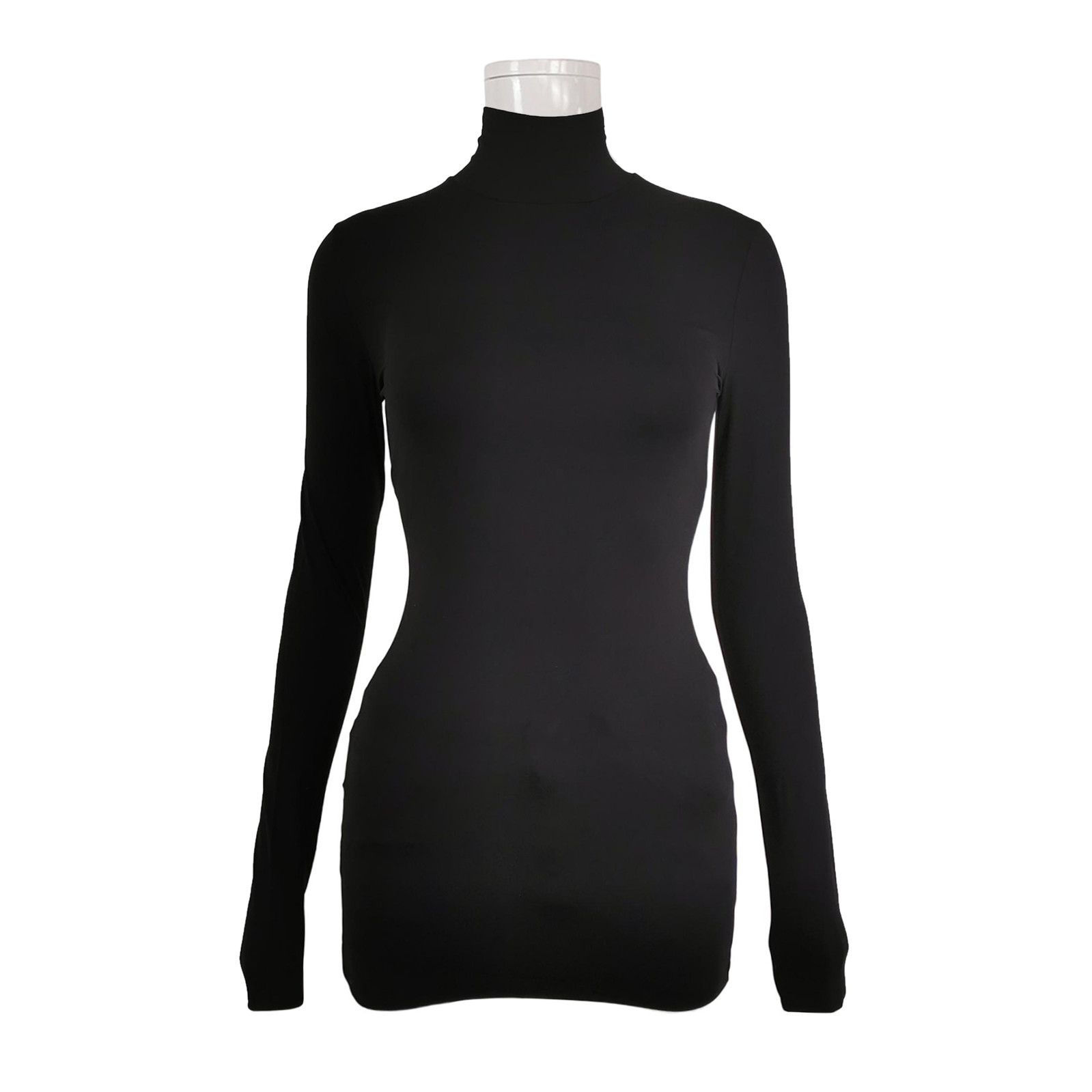 Prada Prada Black Turtleneck Long Sleeve Top Size 38 0089 Size S / US 4 / IT 40 - 1 Thumbnail