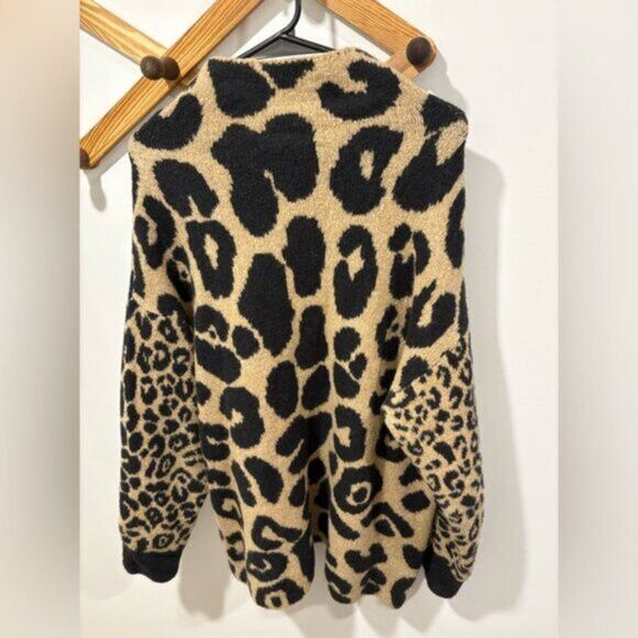 Stella McCartney Stella McCartney Leopard Print Leo Instarsia Sweater Size L / US 10 / IT 46 - 6 Thumbnail