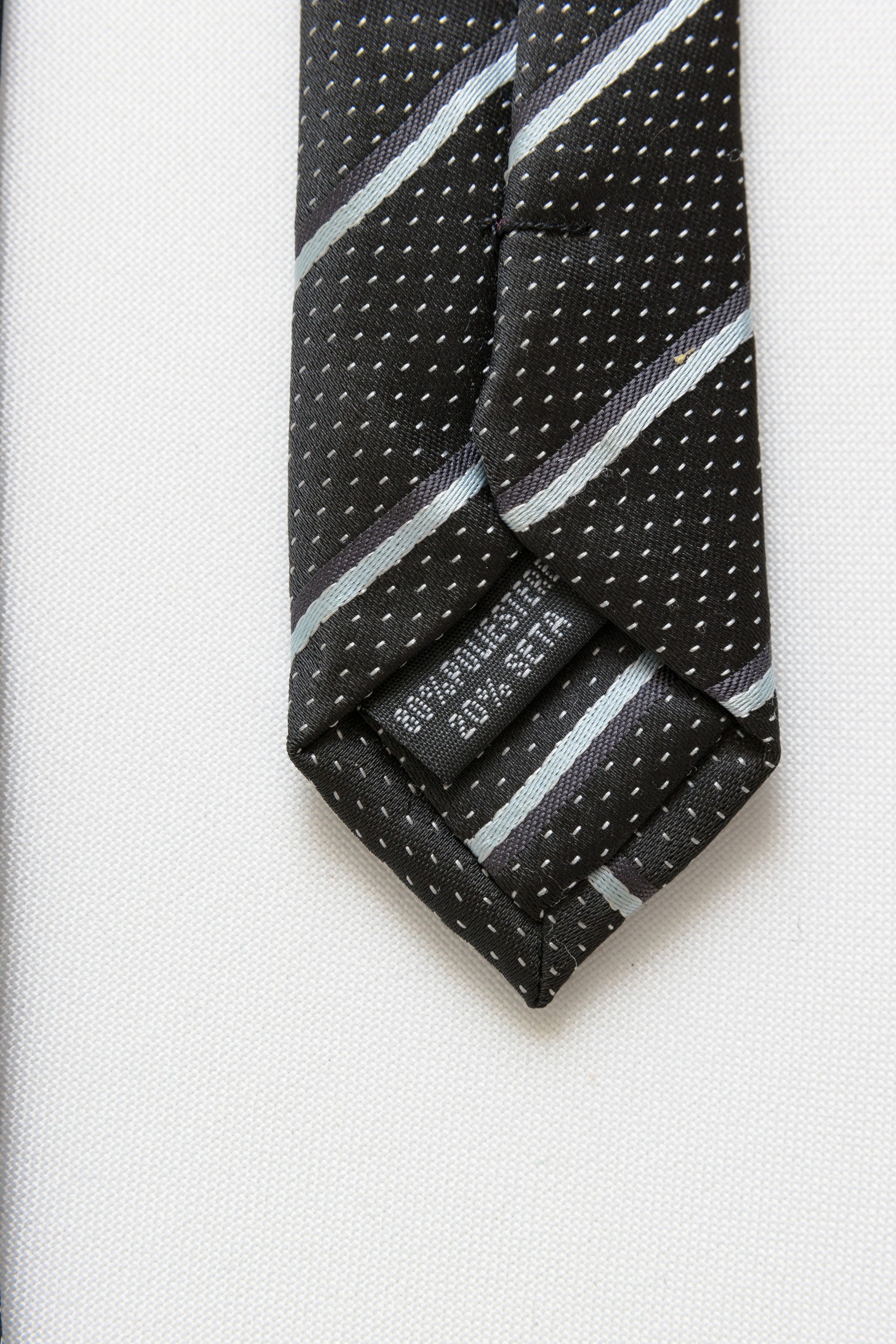 Vintage Roccobarocco Tie abstract pattern print necktie silk tie 040 Size ONE SIZE - 7 Thumbnail