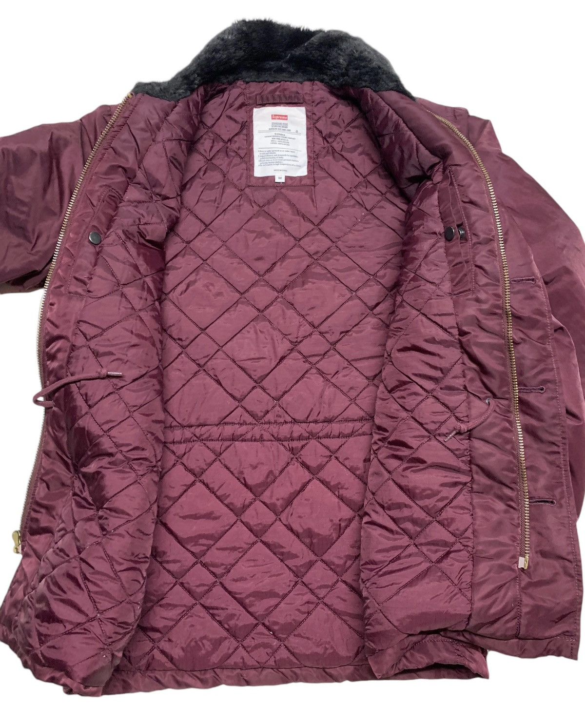 Supreme SUPREME BURGUNDY B-9 PARKA L Size US L / EU 52-54 / 3 - 8 Thumbnail