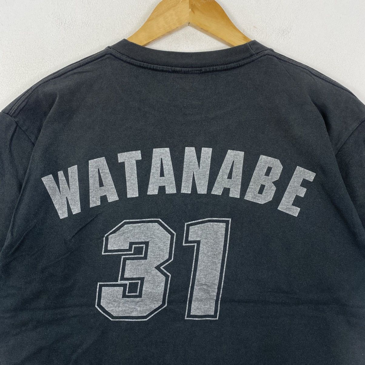 MLB Vintage Chiba Lotte Marines Watanabe Baseball Tee Shirt L Size US L / EU 52-54 / 3 - 5 Thumbnail