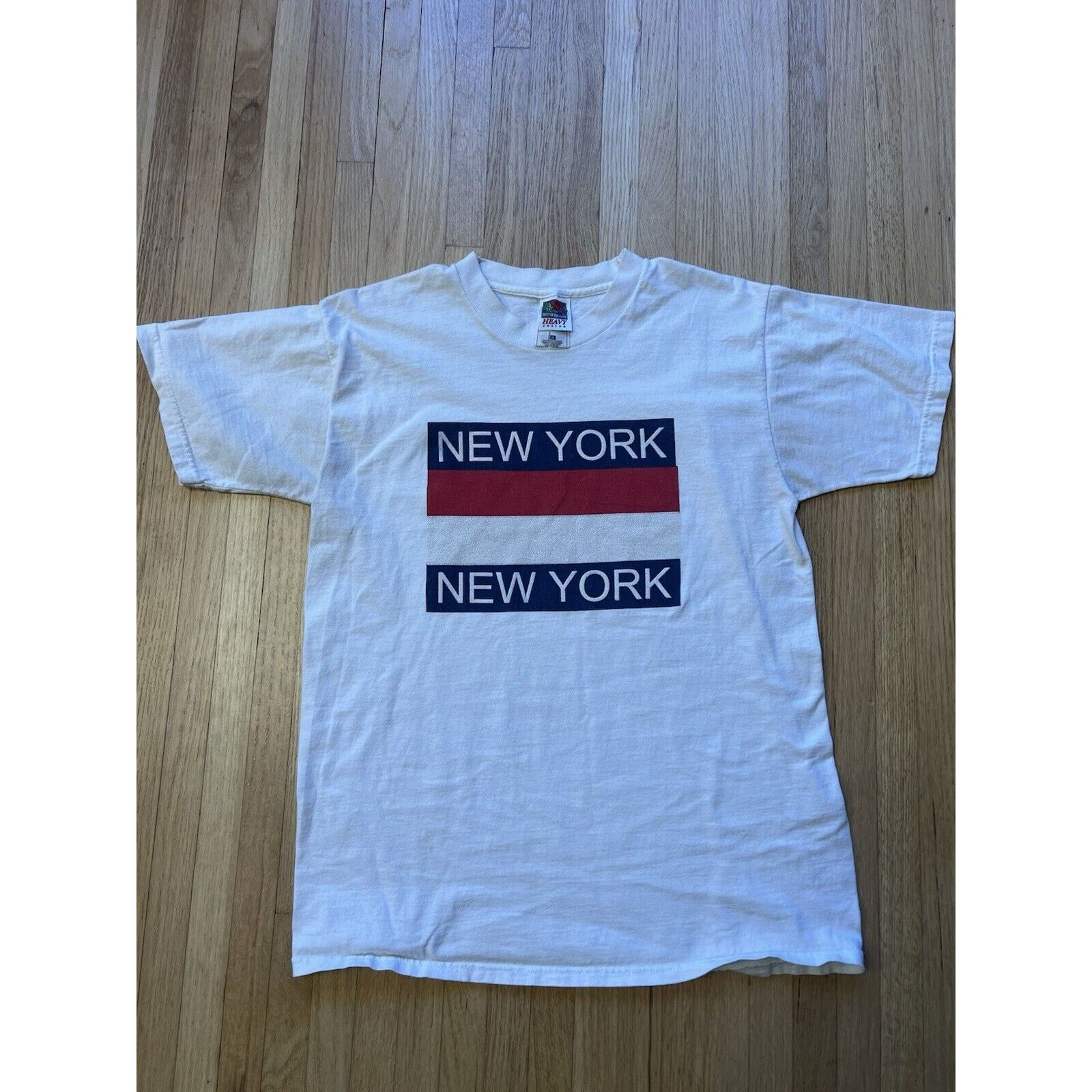 Fruit Of The Loom Vintage New York Logo Medium M Fruit Of The Loom T Shirt Size US M / EU 48-50 / 2 - 1 Thumbnail