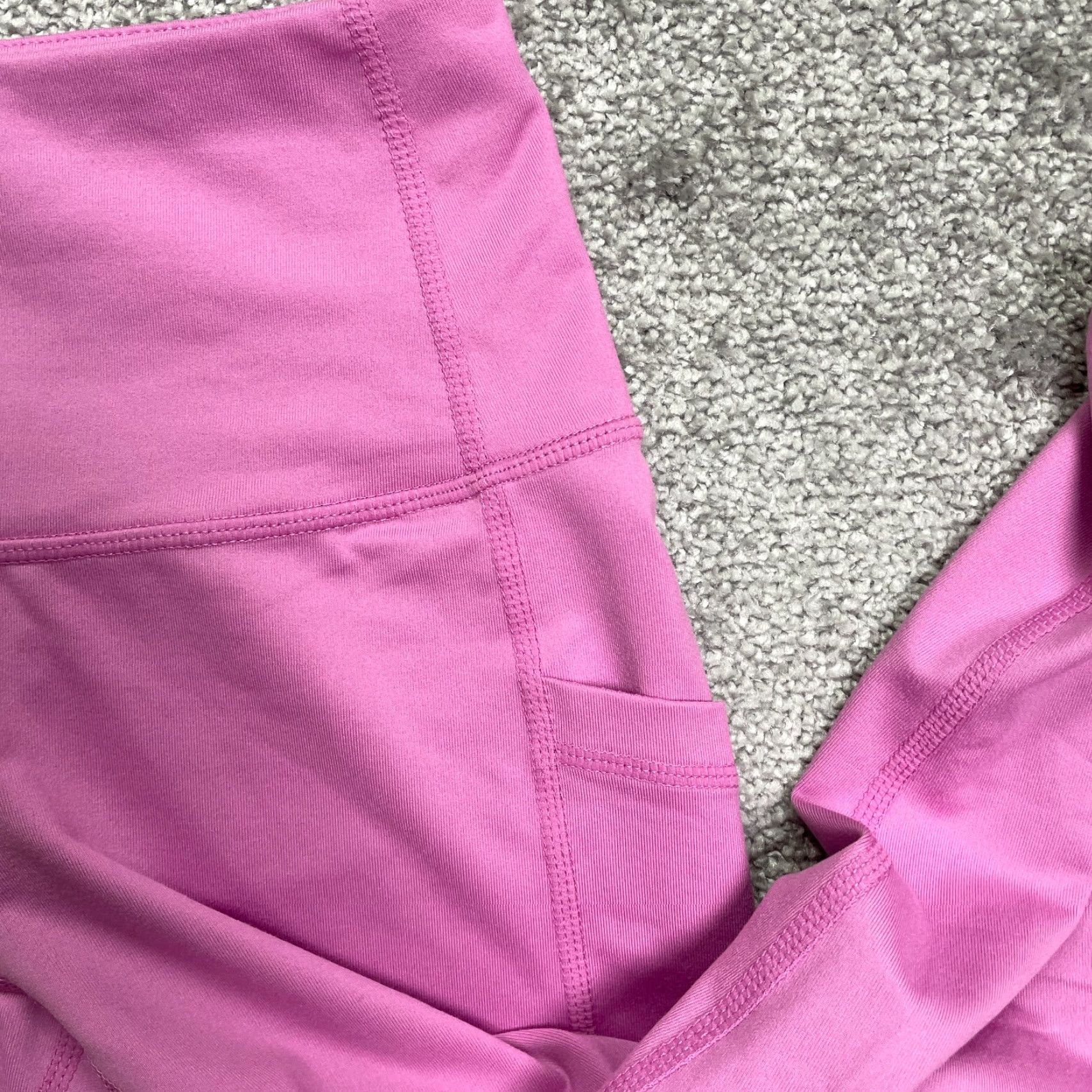 Vintage Z by Zella Compression Leggings Women XS Pink Pocket Athletic Active Gym 23x24.5 Size 26" / US 2 / IT 38 - 5 Thumbnail
