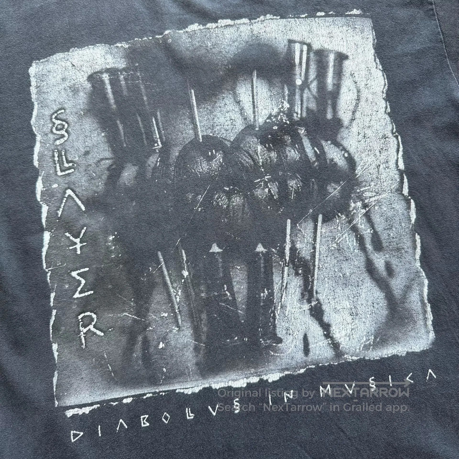 Vintage Vintage 1998 Slayer Band Faded Tee. Size US L / EU 52-54 / 3 - 4 Thumbnail