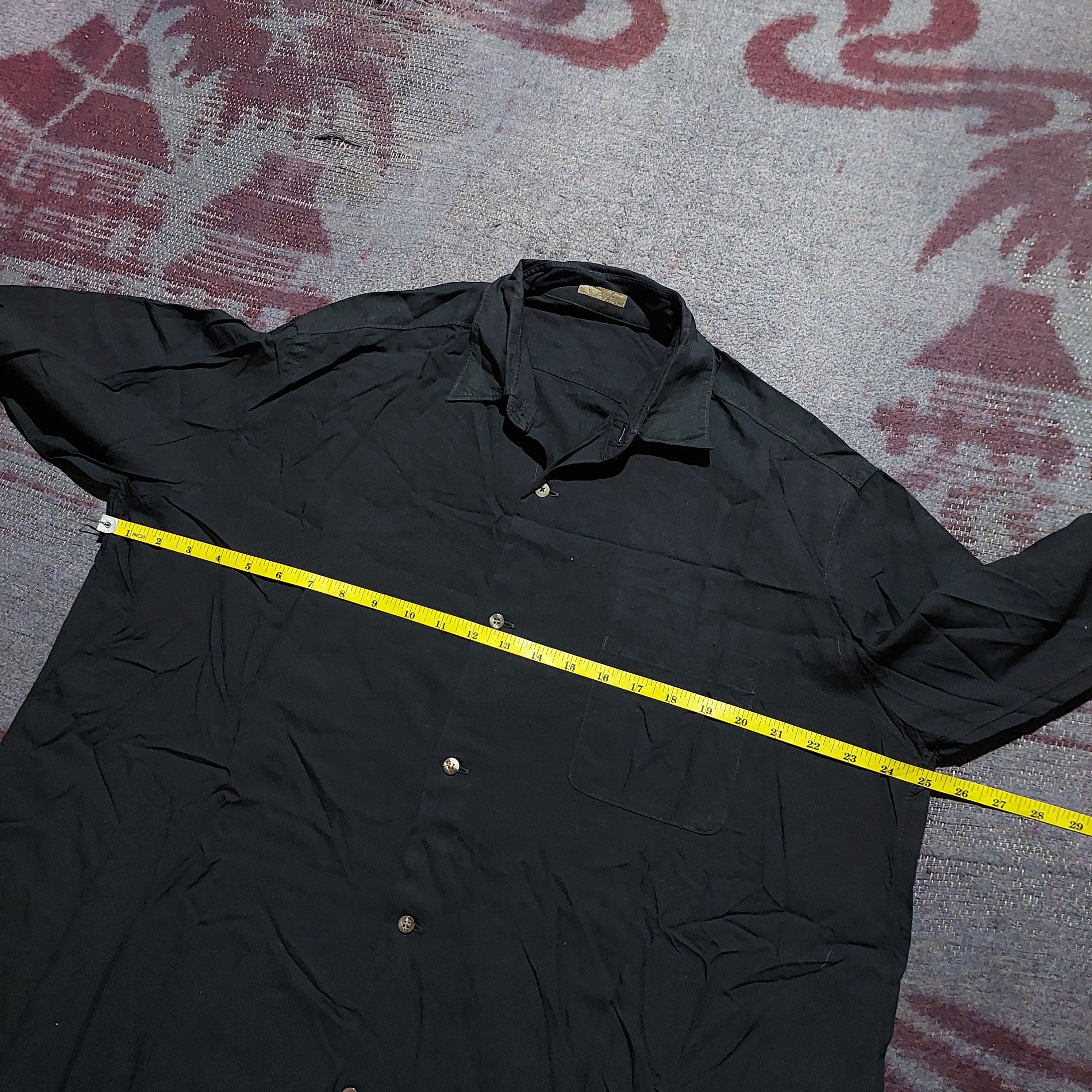 Yohji Yamamoto Y's for men black basic long sleeve shirt Size US XL / EU 56 / 4 - 6 Thumbnail