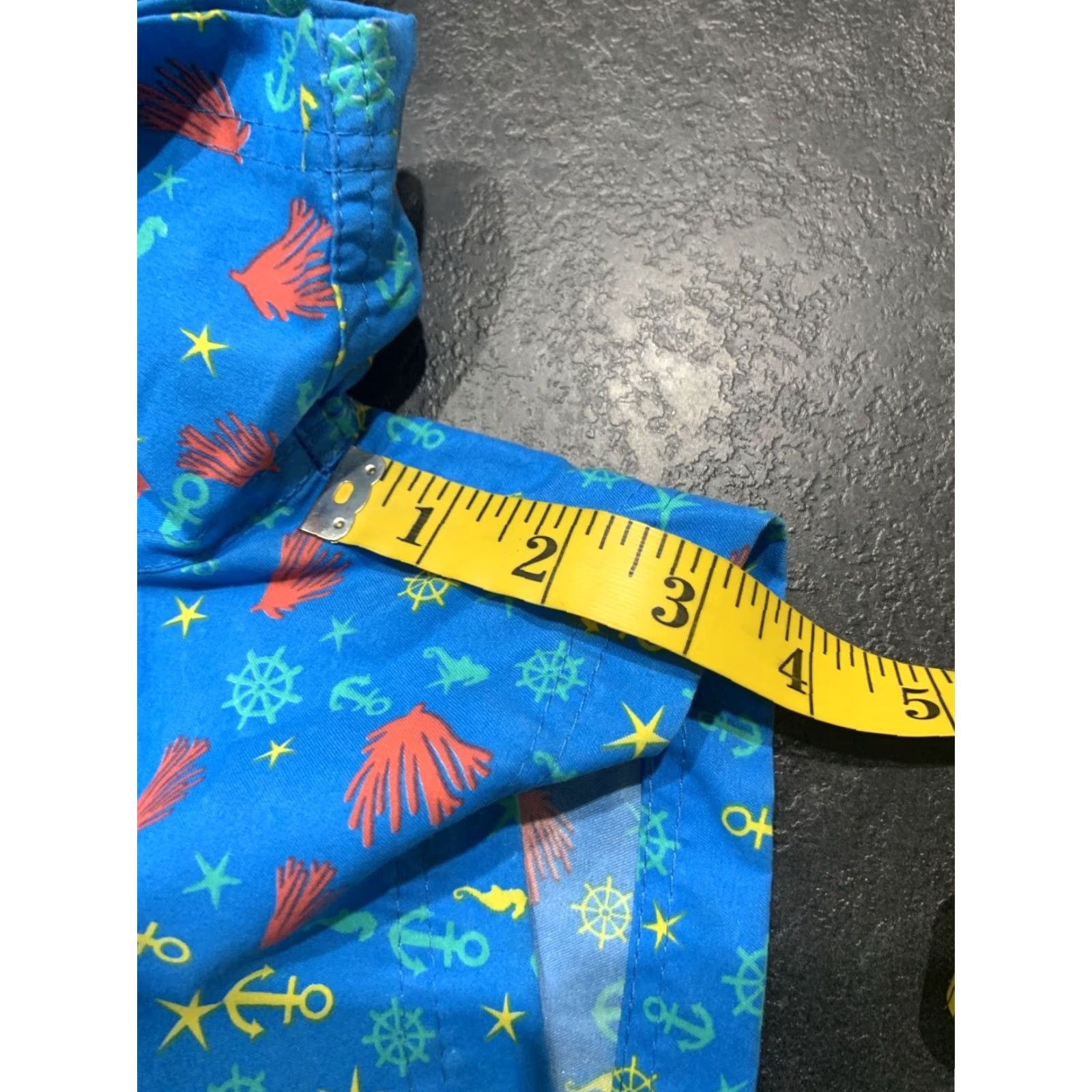 Vintage K. Bola Swim Trunks Large Men’s Blue Regular Bottom Beachwear 60s Size US 33 - 7 Thumbnail