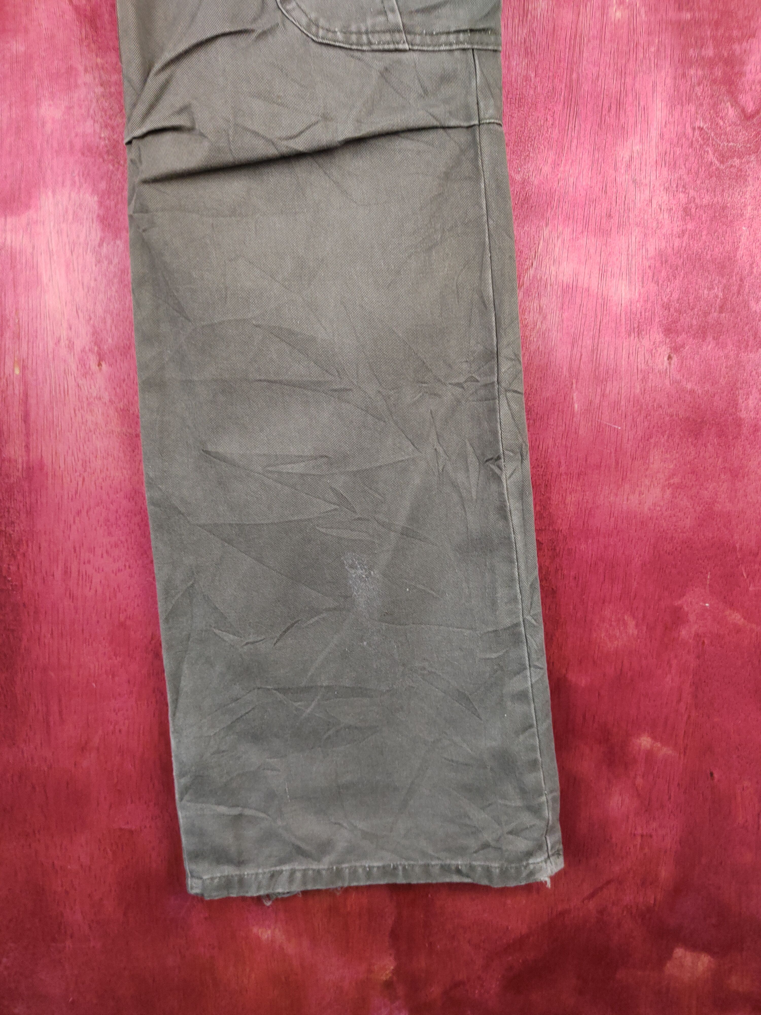 Japanese Brand Root Three Olive Multipocket Tactical Cargo Pants #S1798 Size US 30 / EU 46 - 8 Thumbnail