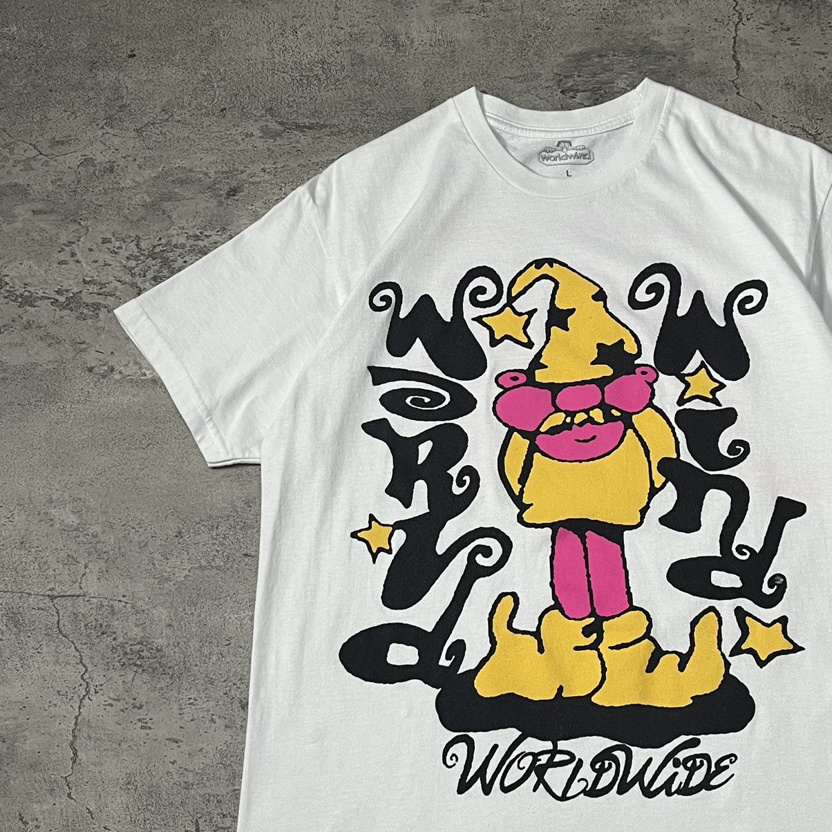 Other World Wind Worldwide SS Tee - White Size US L / EU 52-54 / 3 - 4 Thumbnail