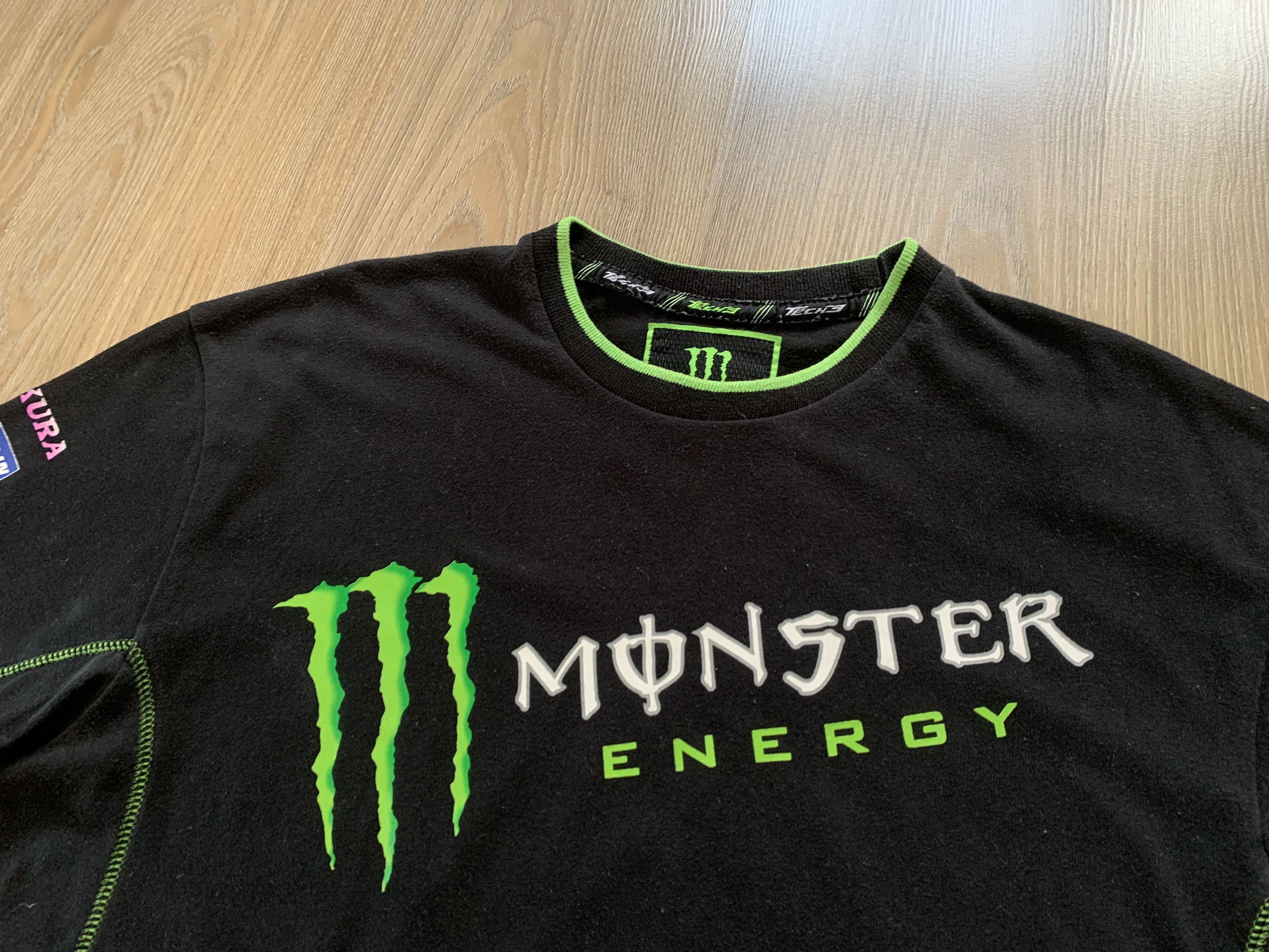 Vintage Vintage Tech3 Monster Energy Black Printed T-Shirt Size US L / EU 52-54 / 3 - 4 Thumbnail