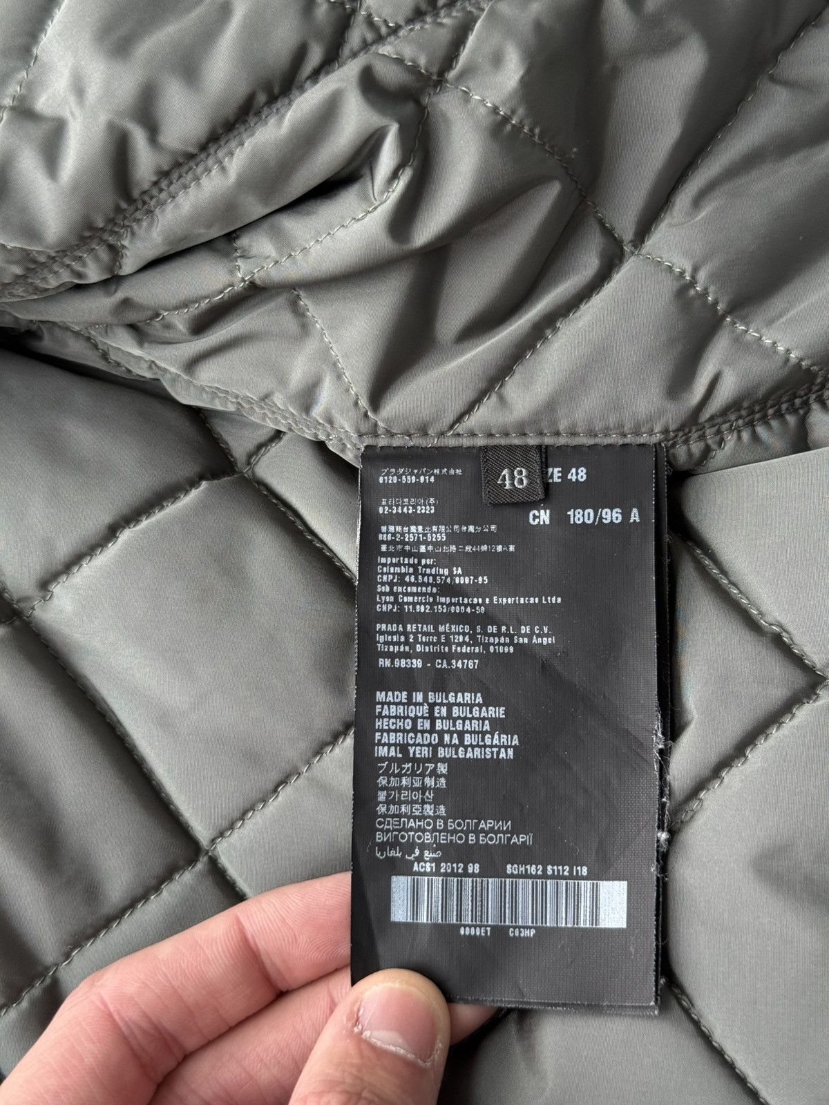 Prada Prada Badge Logo Cargo Gabardine Nylon/Lamb Puffer Down Vest Size US M / EU 48-50 / 2 - 18 Thumbnail