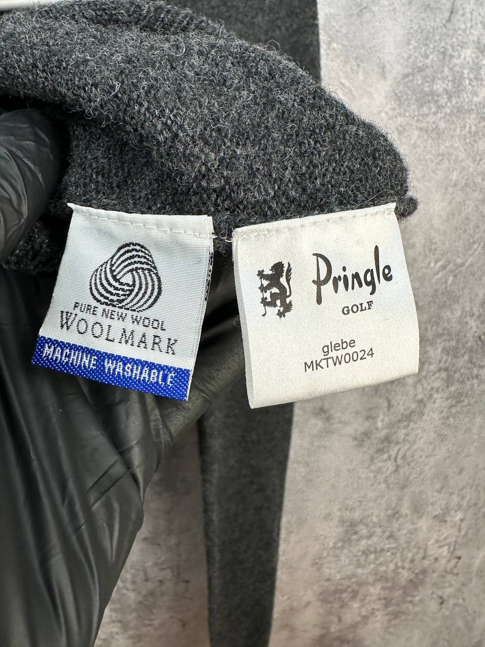 Pringle Of Scotland Pringle of Scotland GOLF Glebe Pure New Wool Sweater Dark Size US XXL / EU 58 / 5 - 11 Thumbnail