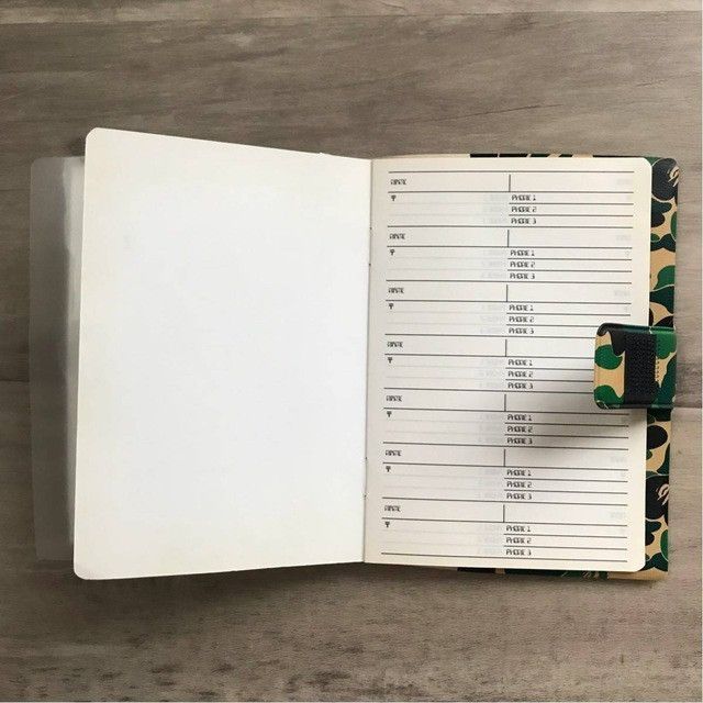 Bape 1998 BAPE CAMO Daily planner notebook a bathing ape NIGO Size ONE SIZE - 7 Thumbnail
