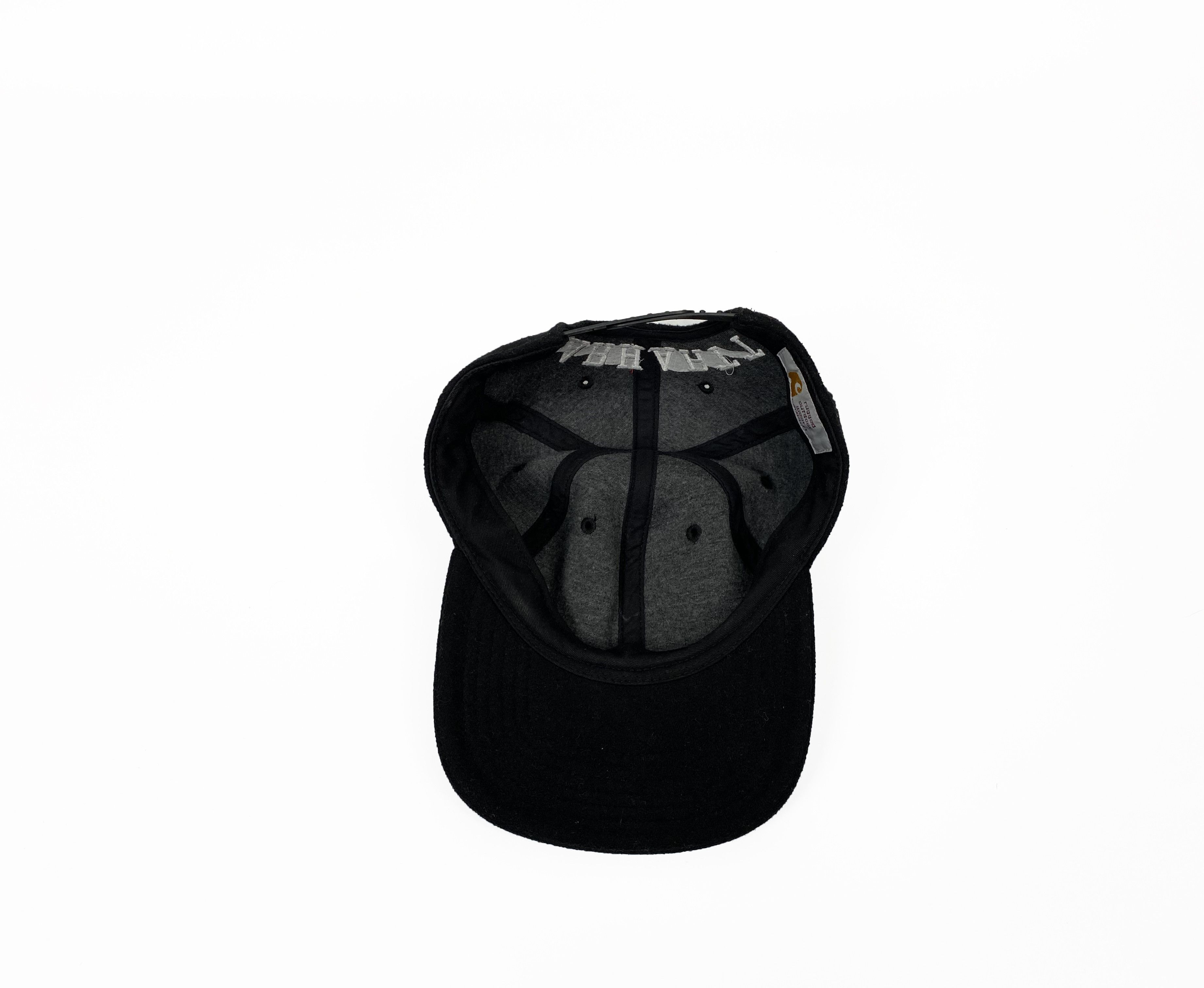Carhartt CARHARTT Wool Black Cap big logo Size ONE SIZE - 4 Thumbnail