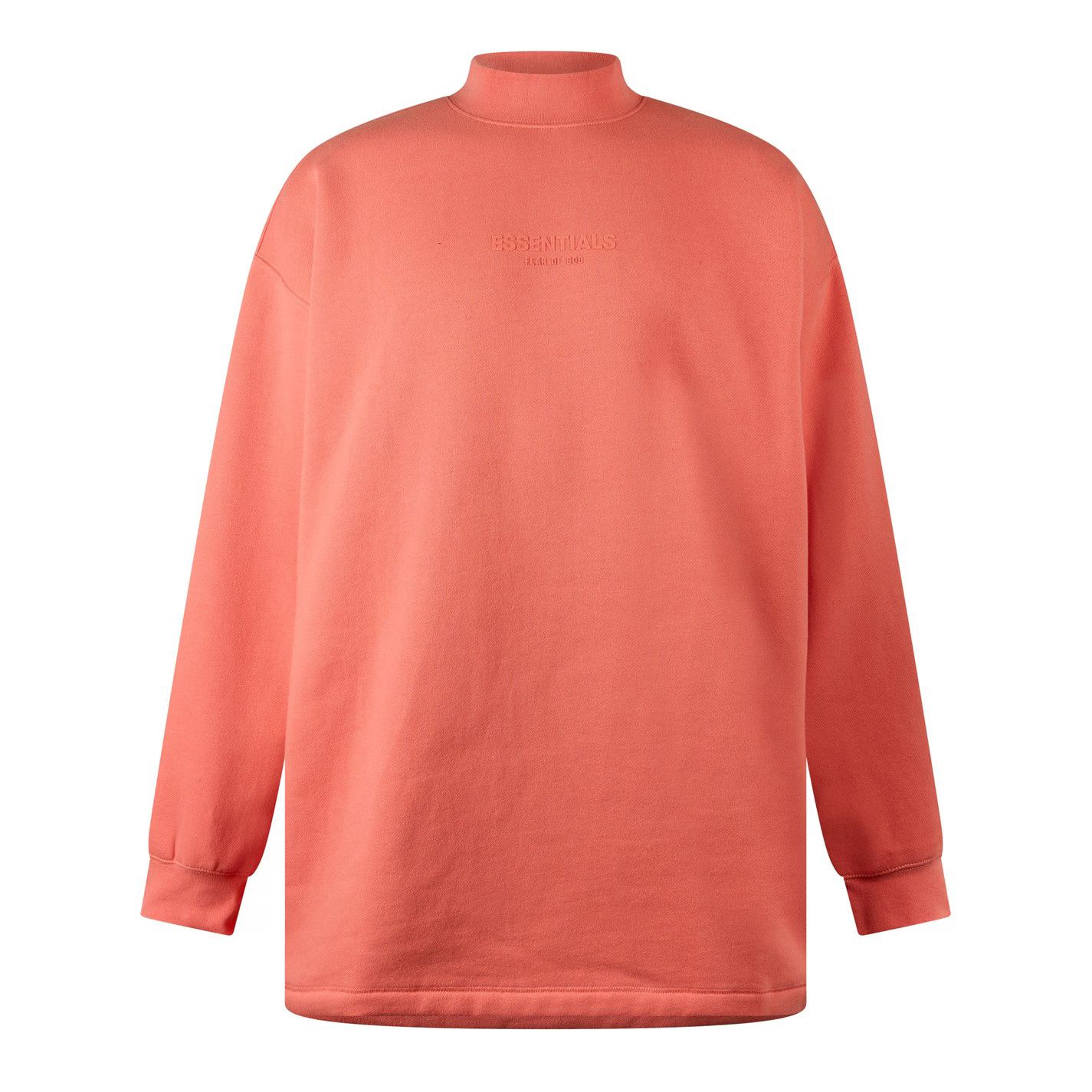 Fear of God o1g2r1mq0426 Crew Sweatshirt in Coral Pink Size US M / EU 48-50 / 2 - 1 Thumbnail