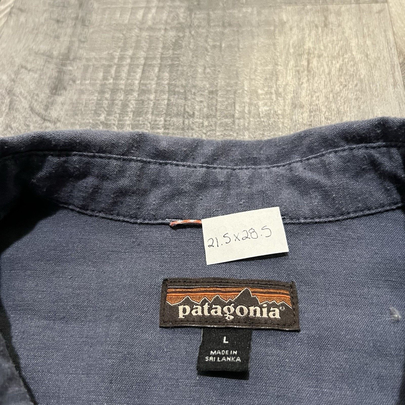 Patagonia Patagonia Womens L Blue Hemp Western Snap Button Shirt Camp Size L / US 10 / IT 46 - 6 Thumbnail