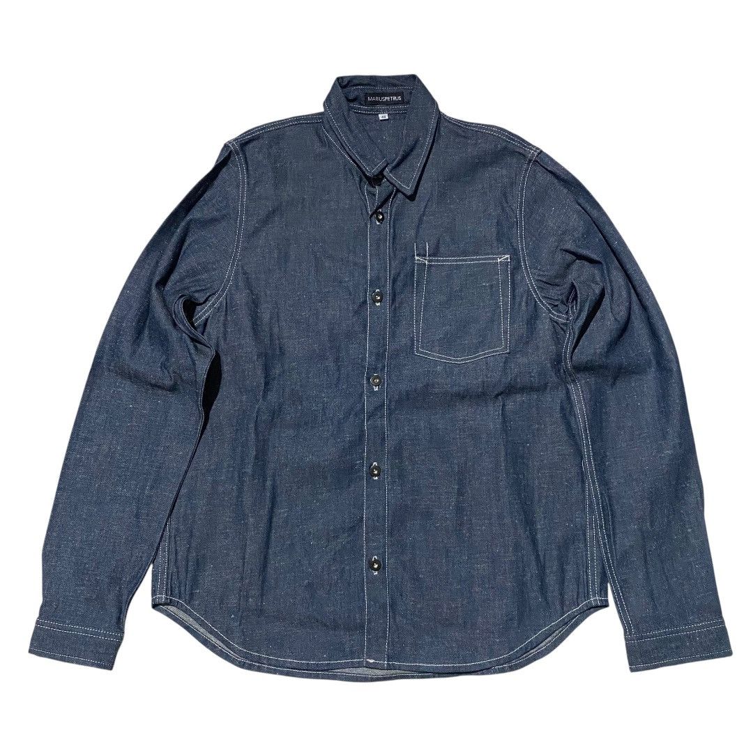 Other Marius petrus selvedge denim shirt Size US L / EU 52-54 / 3 - 1 Thumbnail