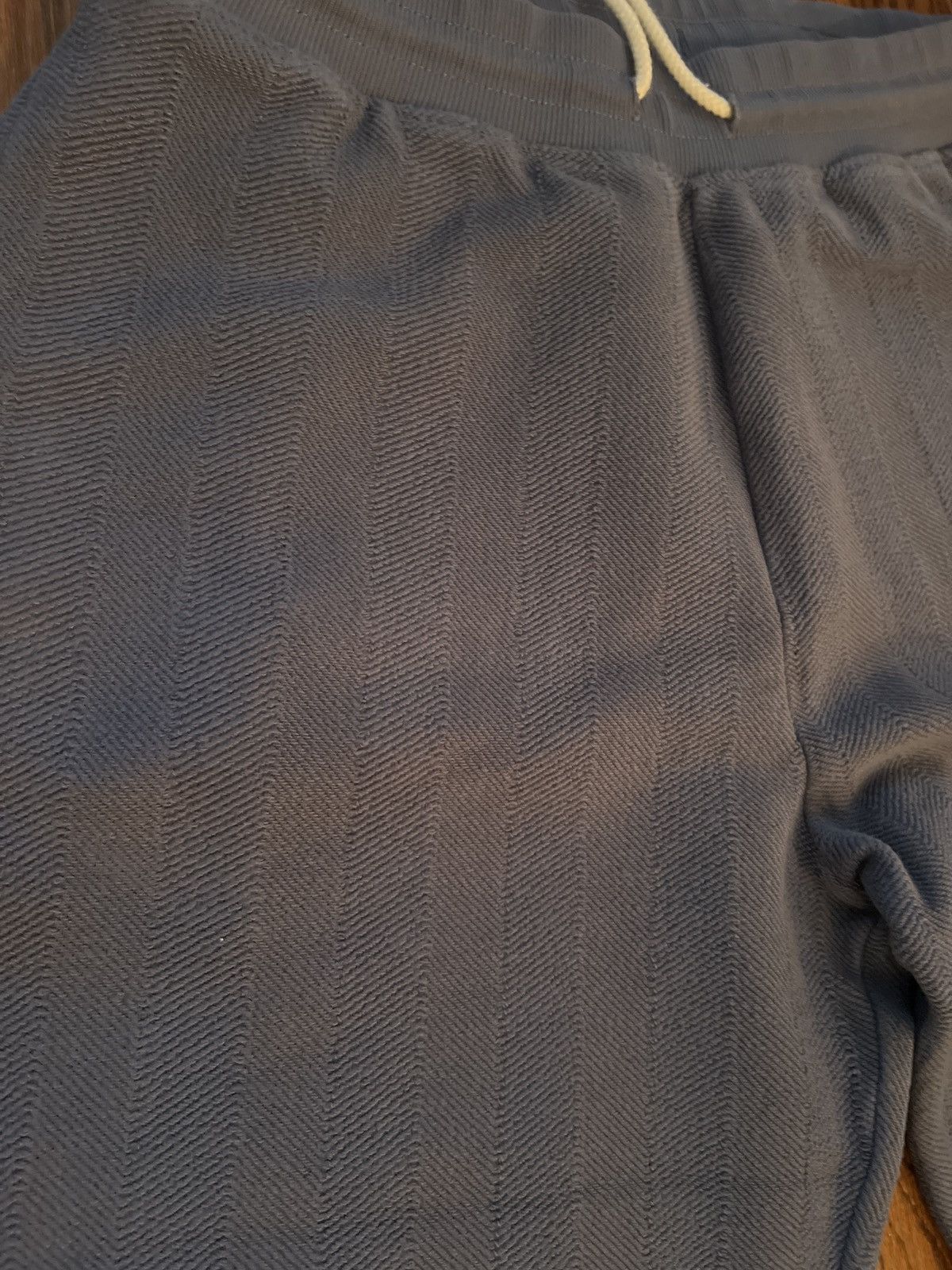 Aime Leon Dore Aime Leon Dore Herringbone Terry Uniform Sweatpants - Indigo Size US 31 - 3 Thumbnail