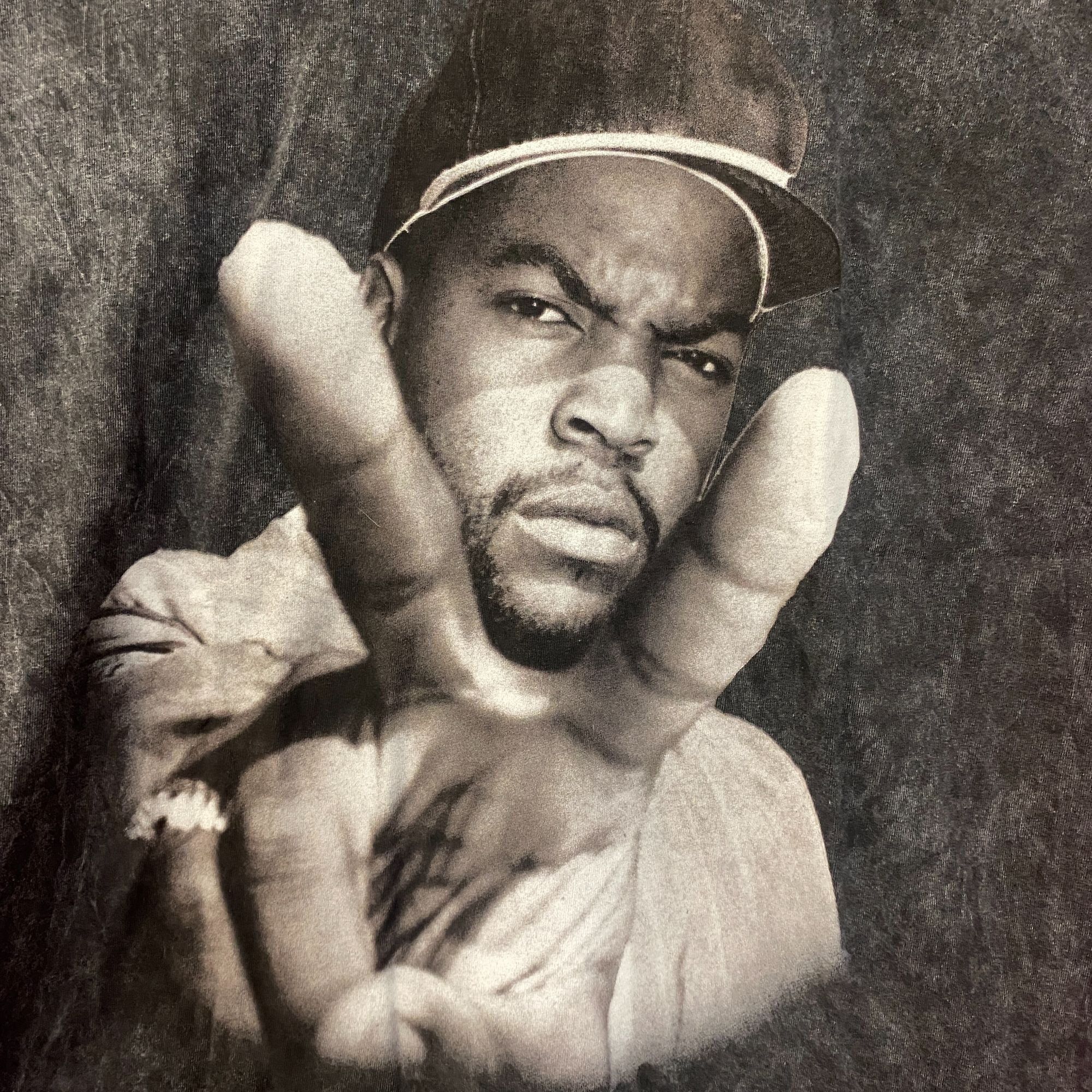 Rap Tees Ice Cube It Was A Good Day Acid Wash T-Shirt Large Size US L / EU 52-54 / 3 - 2 Thumbnail