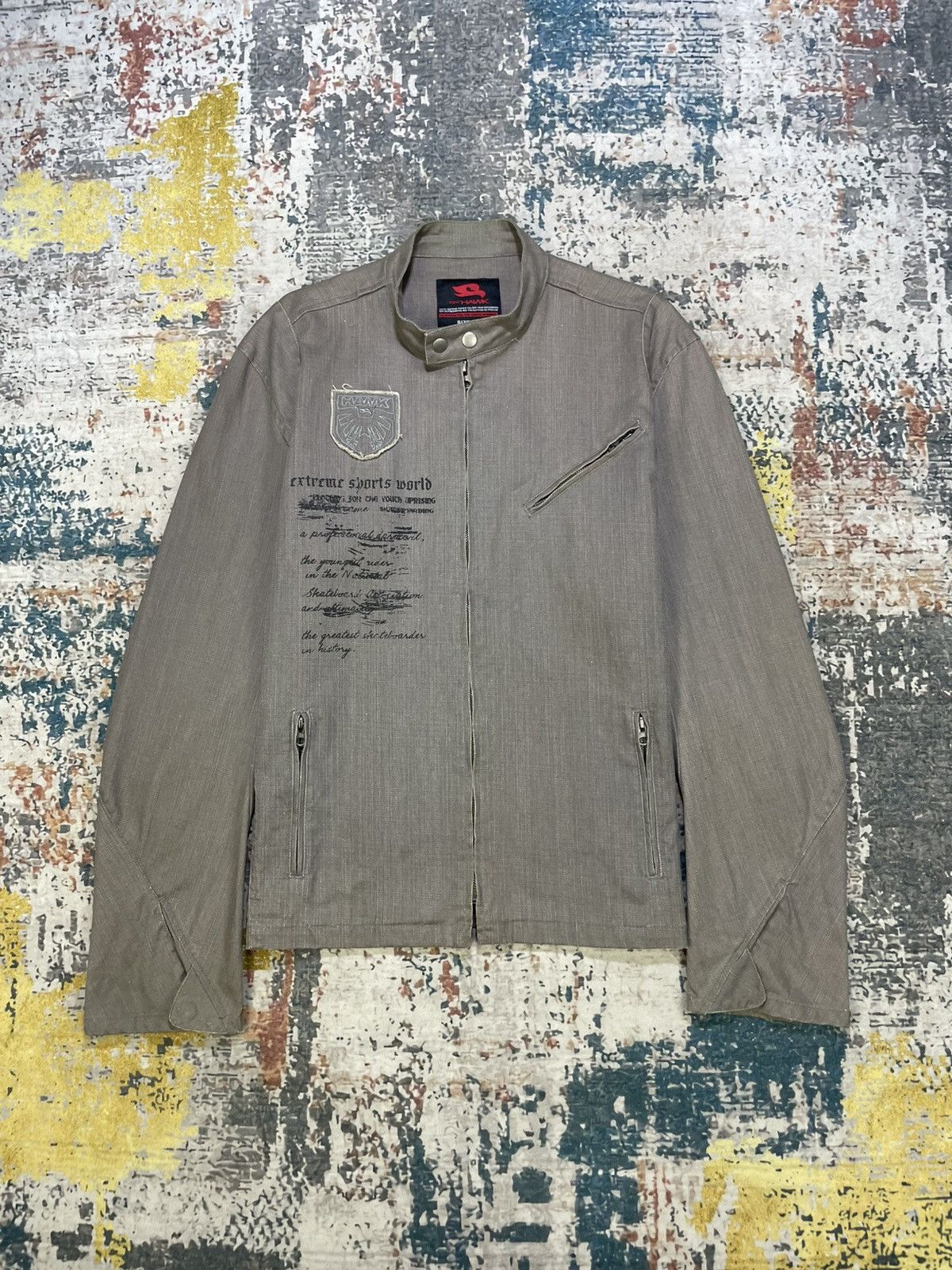 Tony Hawk Y2k Tony Hawk Skateboards Zip Up Jacket Size US M / EU 48-50 / 2 - 1 Thumbnail